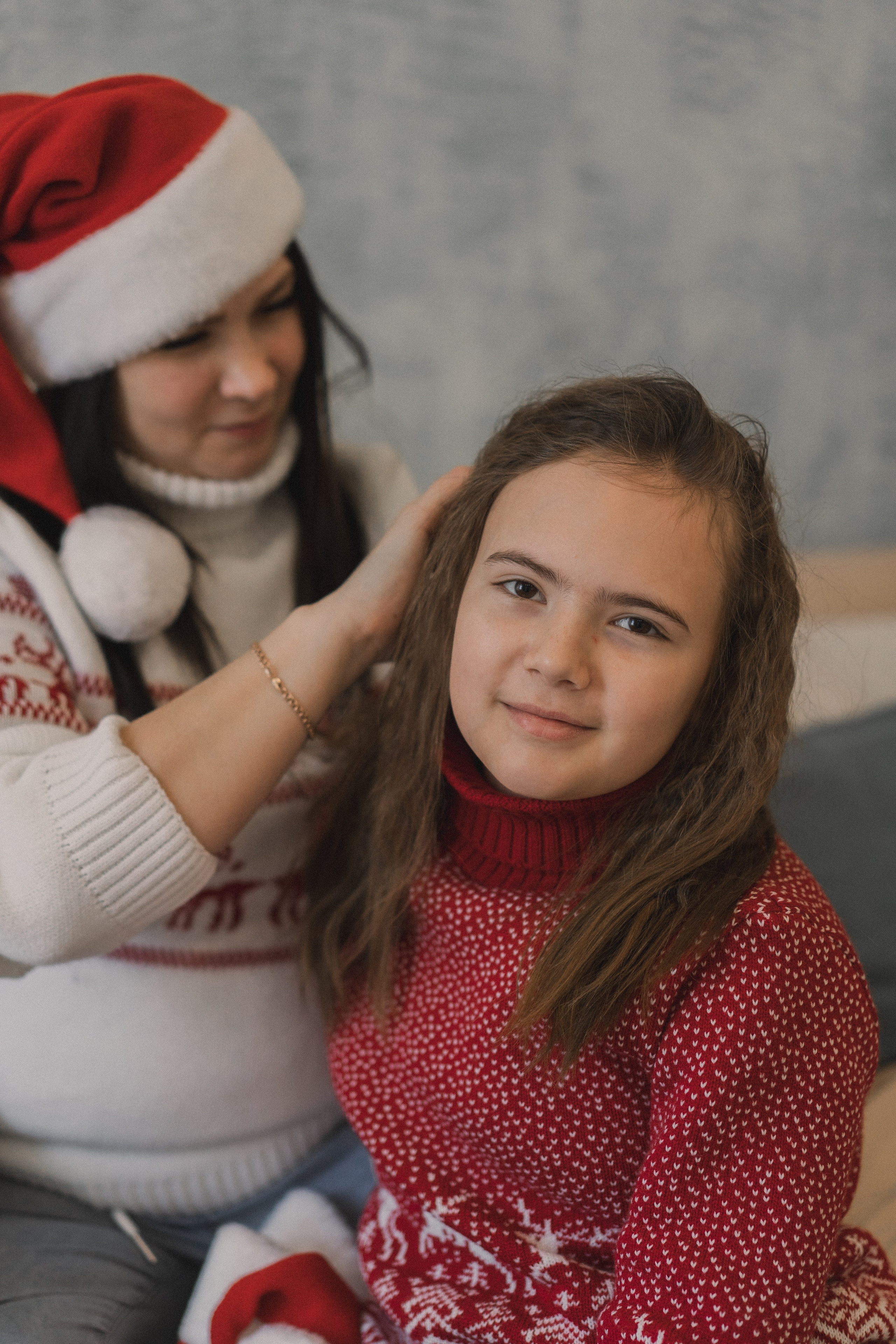 Новогодняя фотосессия мамы и трех детей в студии ВиллаНина. Семейный фотограф Екатеринбург Татьяна Девятых