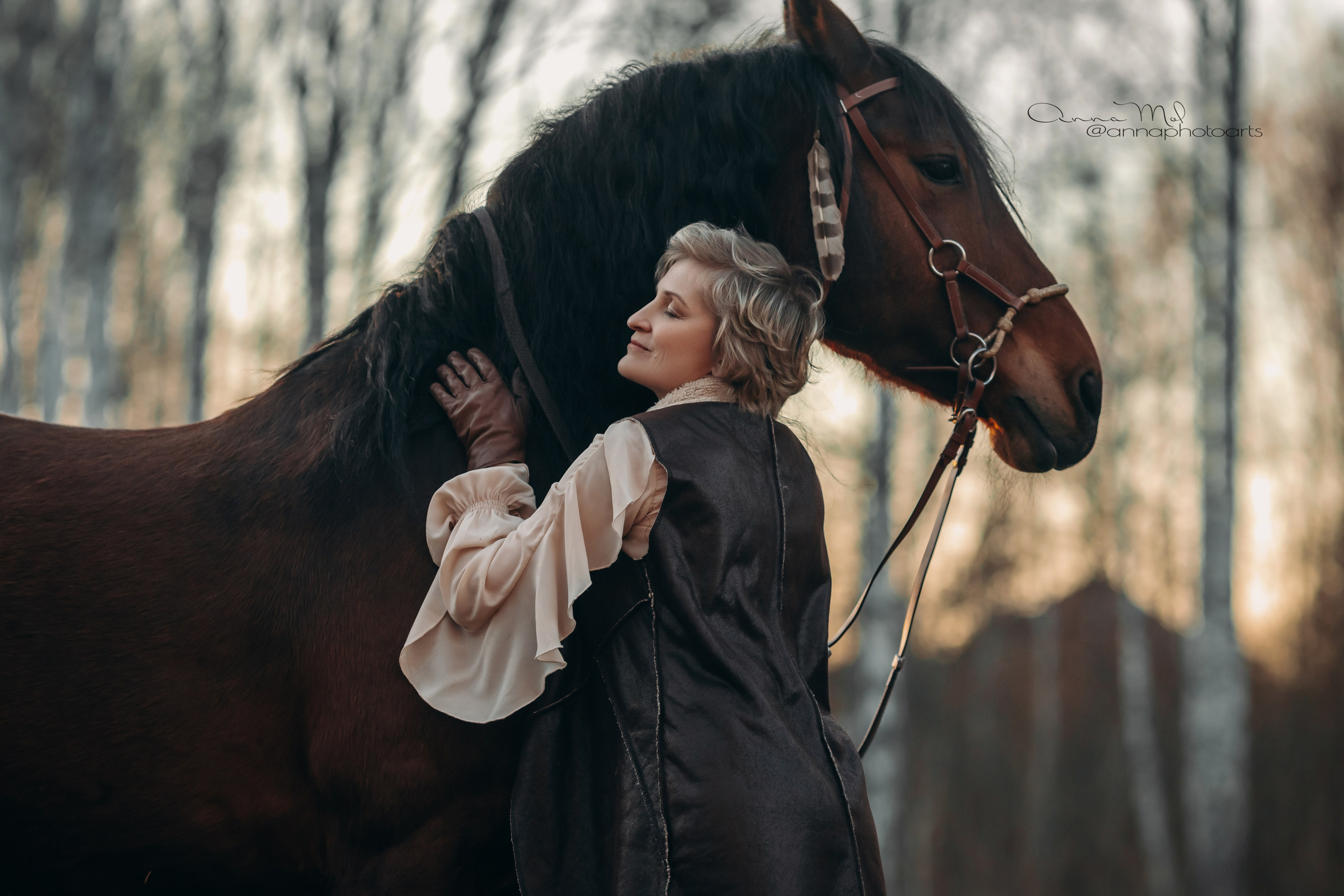 Наталья и Талисман. Анна Молчанова конный фотограф в Тюмени | фотосессии с лошадьми Тюмень