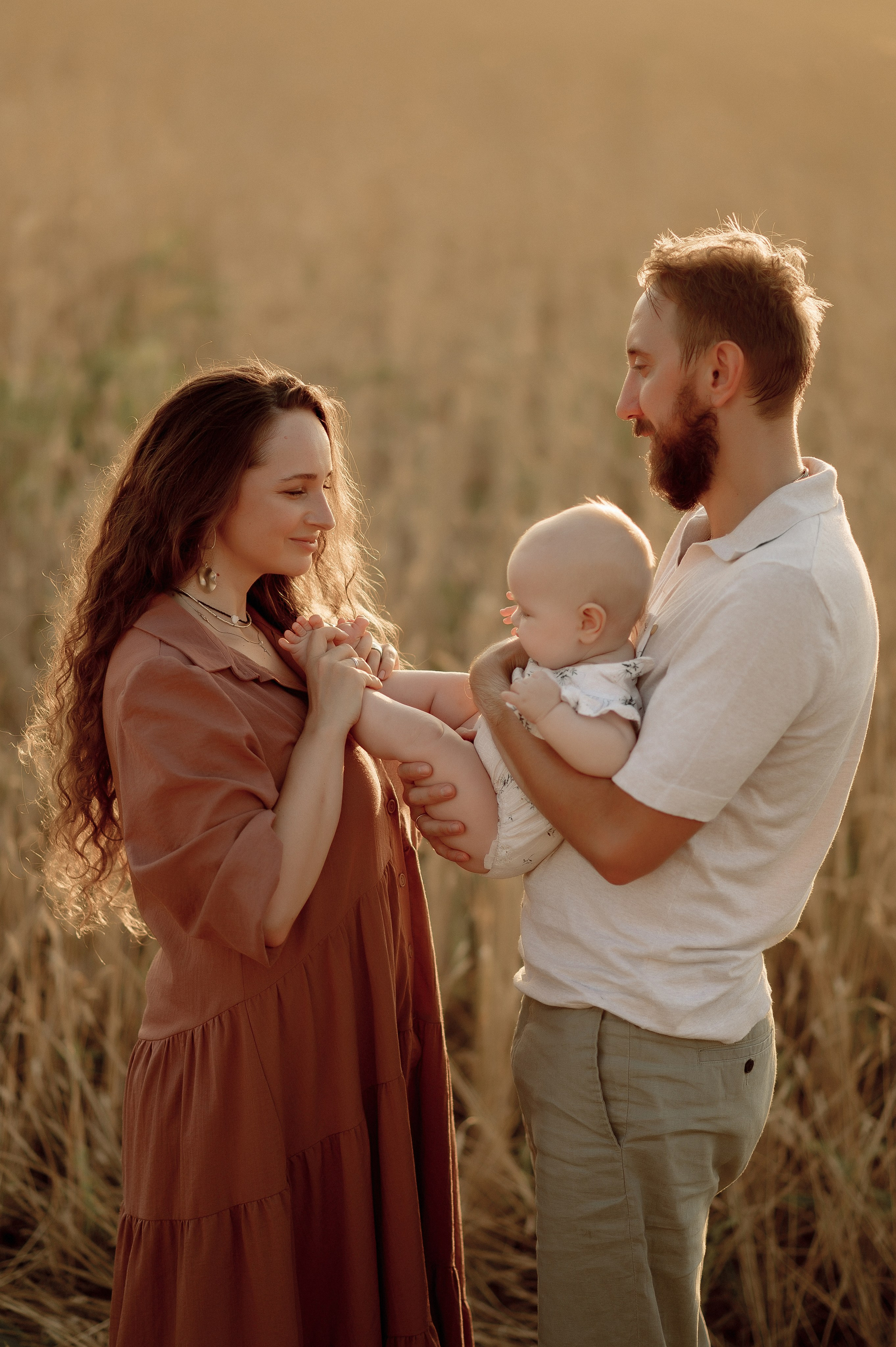 В пшенице. Фотограф Мария Стрелкова