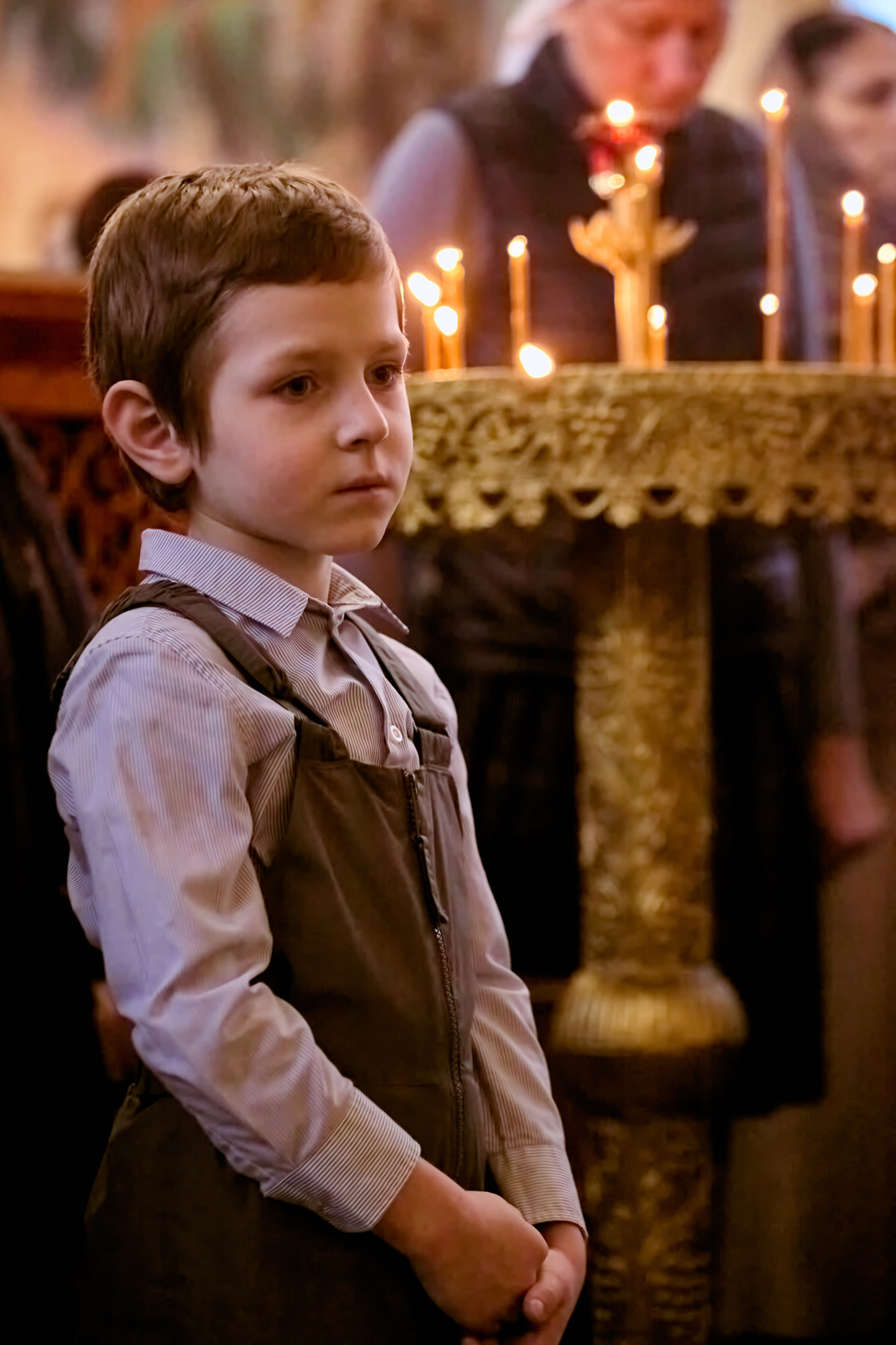 После Исповеди. В Храме Преподобного Серафима Саровского, Дзержинск.