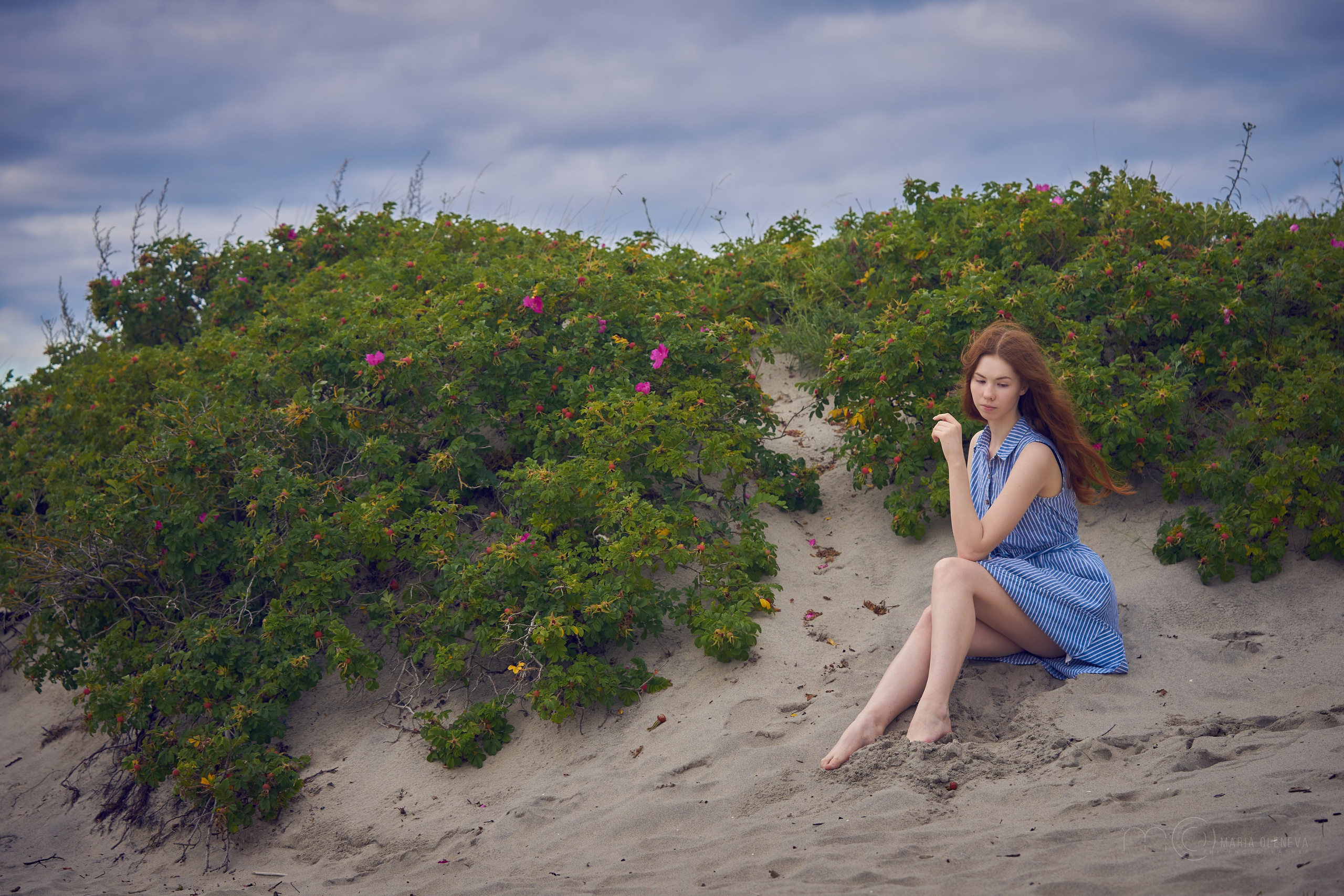 Полина и море. Фотограф Мария Оленева