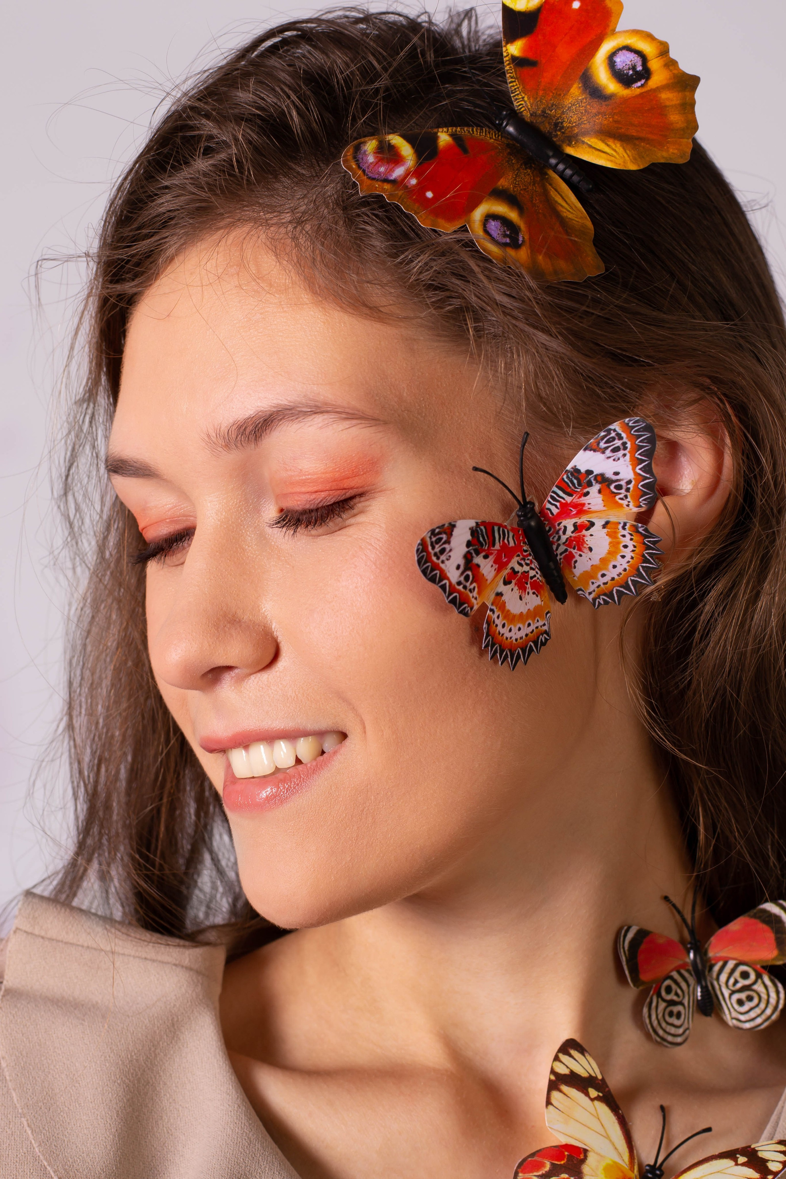 Анна. Бабочки. Студийная съемка. Екатерина Бикбаева фотограф, видеограф, медиа-продюсер