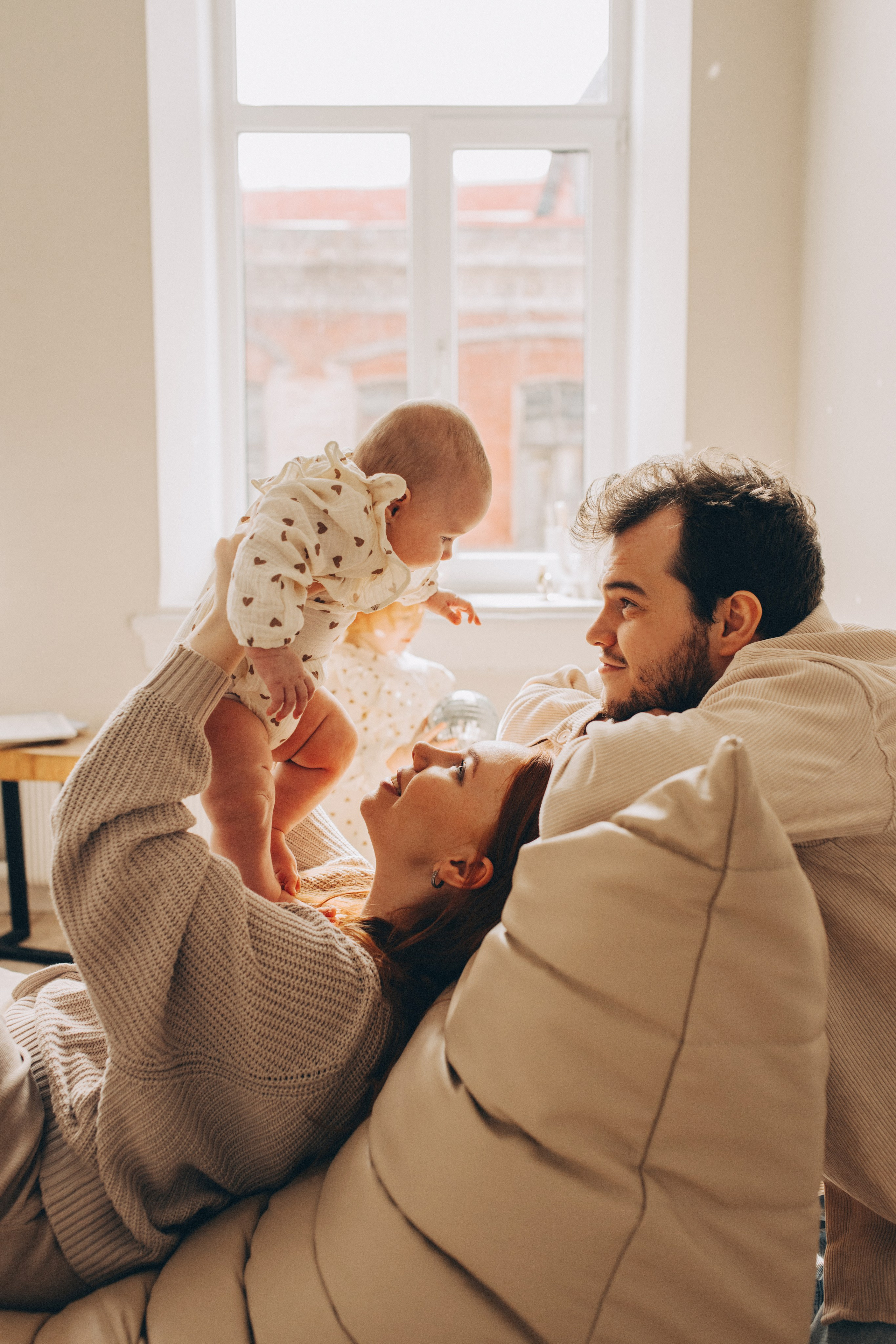Семейная фотосессия в студии. Семейный фотограф в Самаре Елена Ефимова