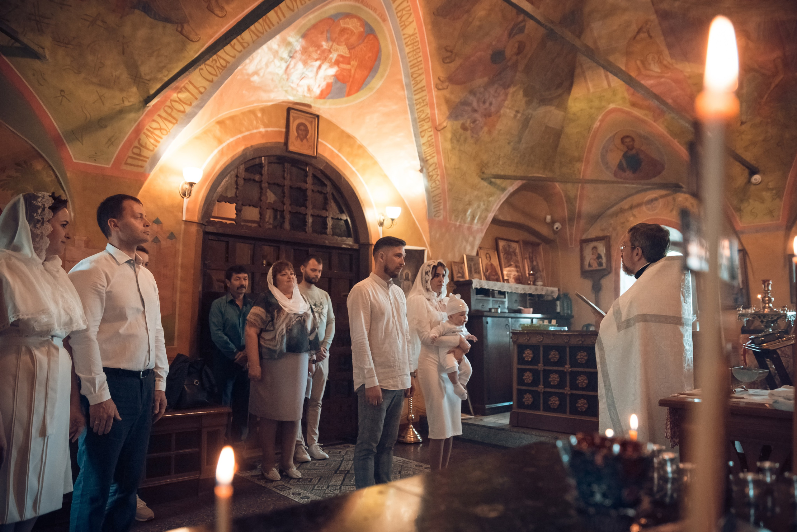 Таинство Крещения Спасо-Преображенский Храм. Семейный фотограф Олеся Батурина Рязань