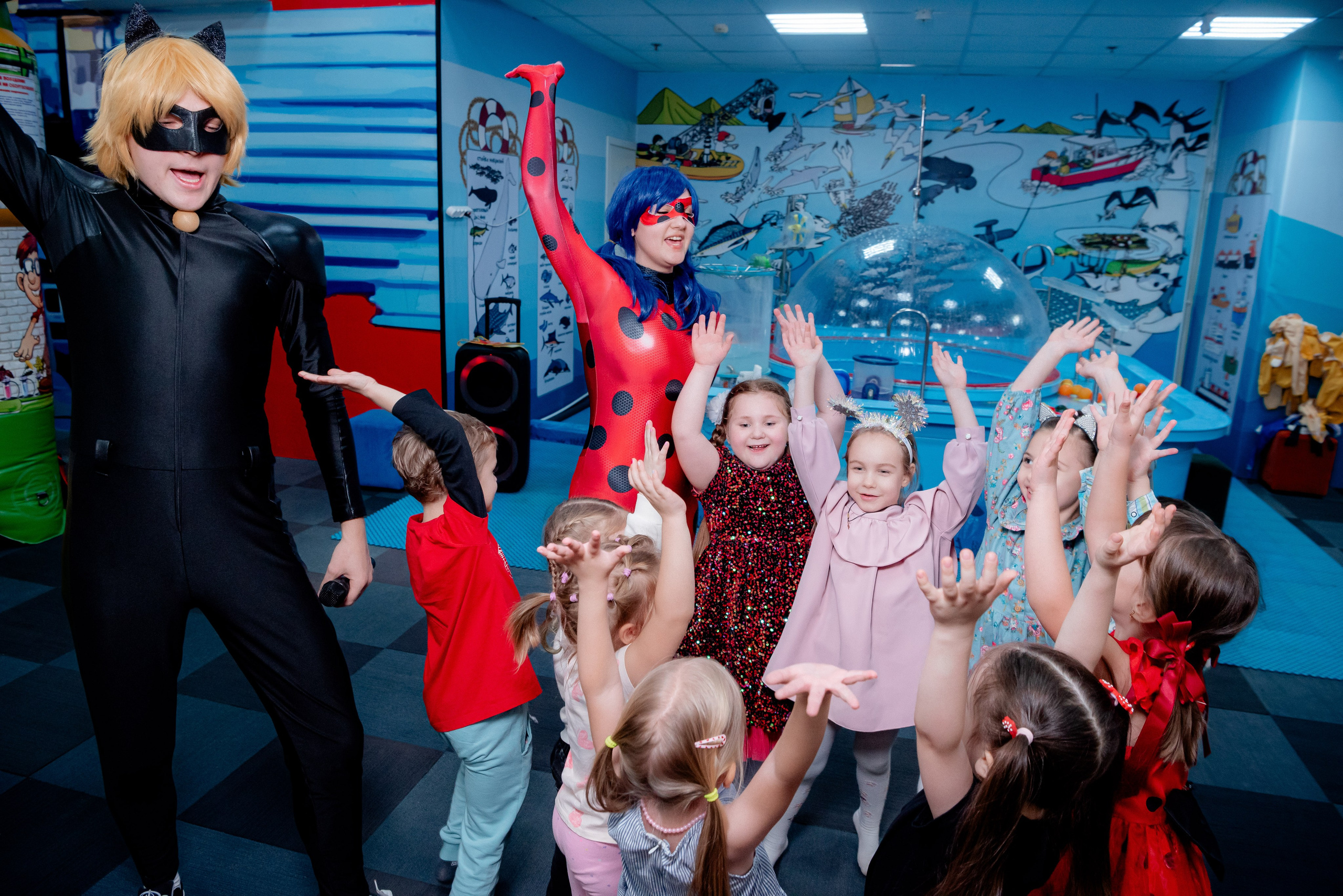 ДР в Локо Мотив Аниматоры Леди Баг. Фотограф в Волгограде и Волжском Александр Горбань