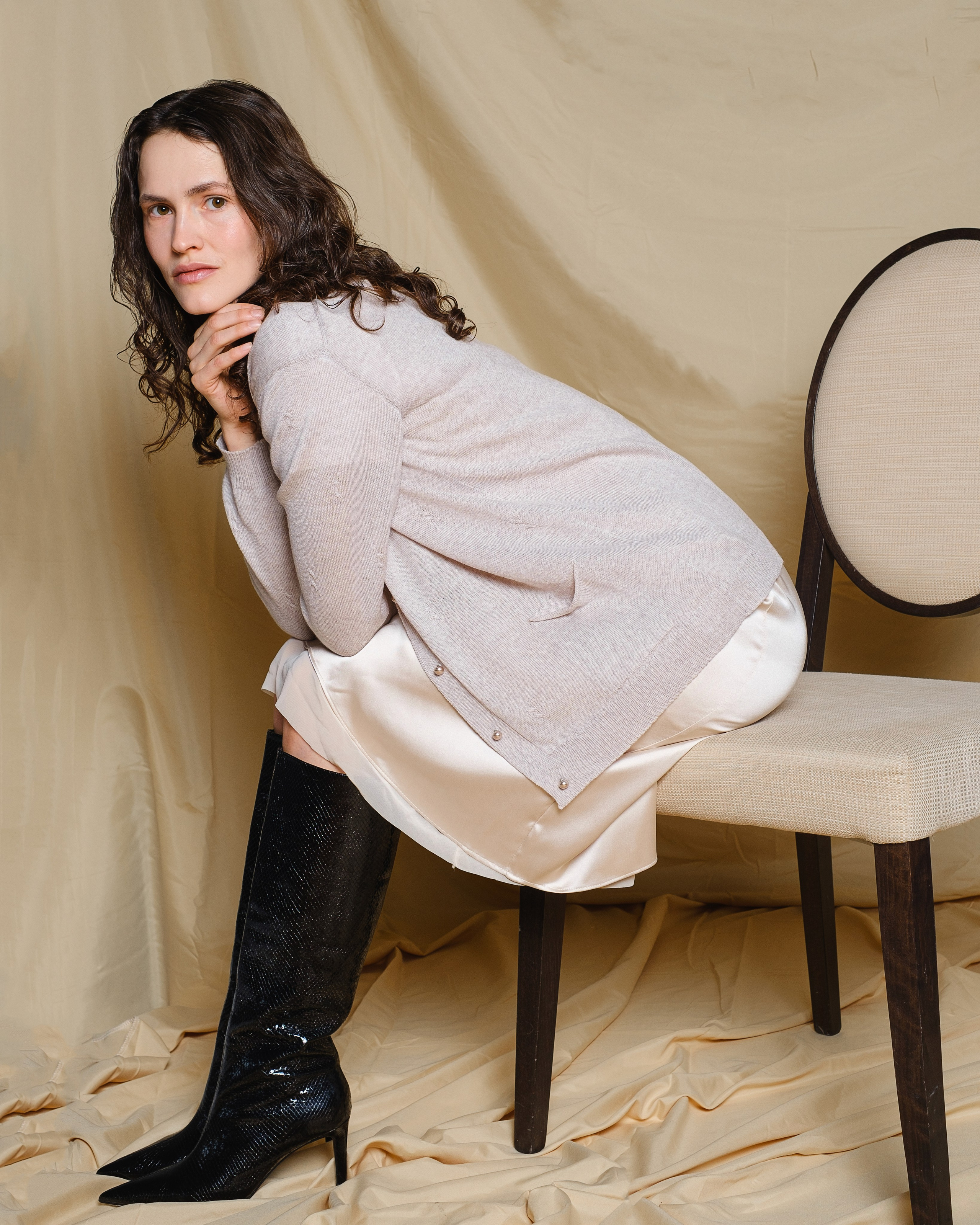 Премиальный трикотаж. Лукбук. Визажист для брендов, Фэшн продюсер Олеся Глушкова