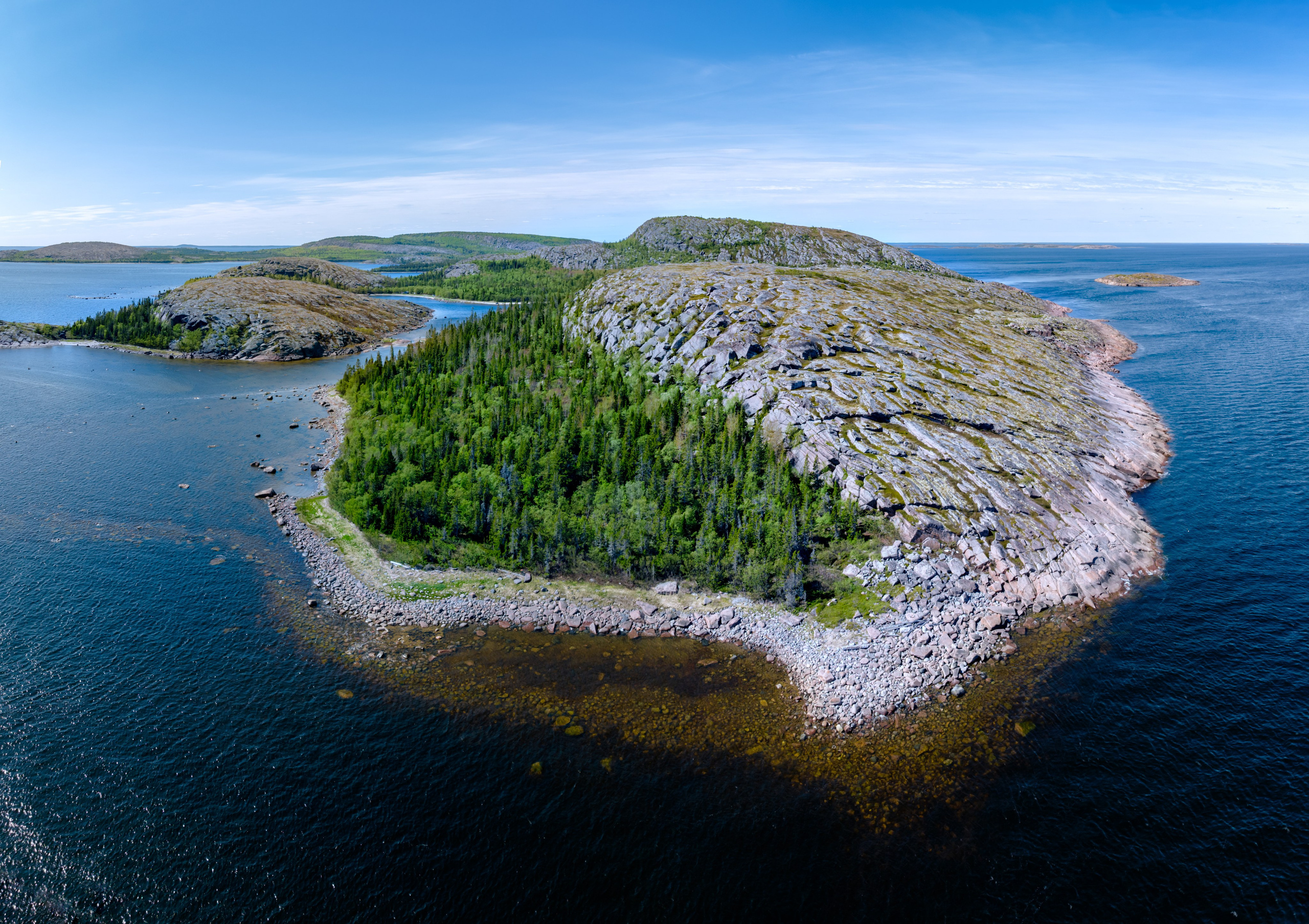 Архипелаг Кузова (ландшафтный заказник). Аэросъемка. Фото и Видео в Карелии. Алексей Фрилунд
