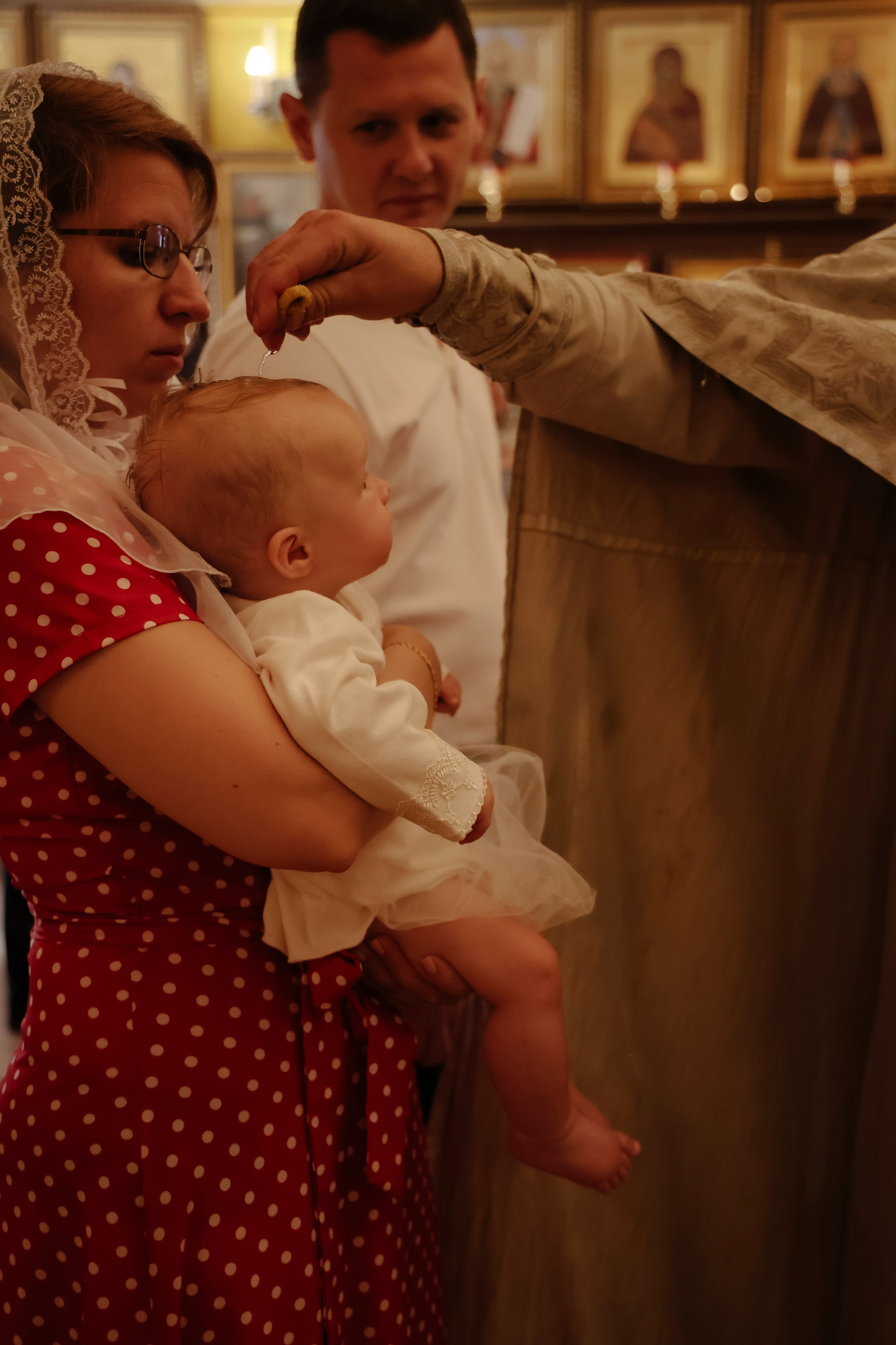 Крещение Анастасии. Фотограф новорожденных
