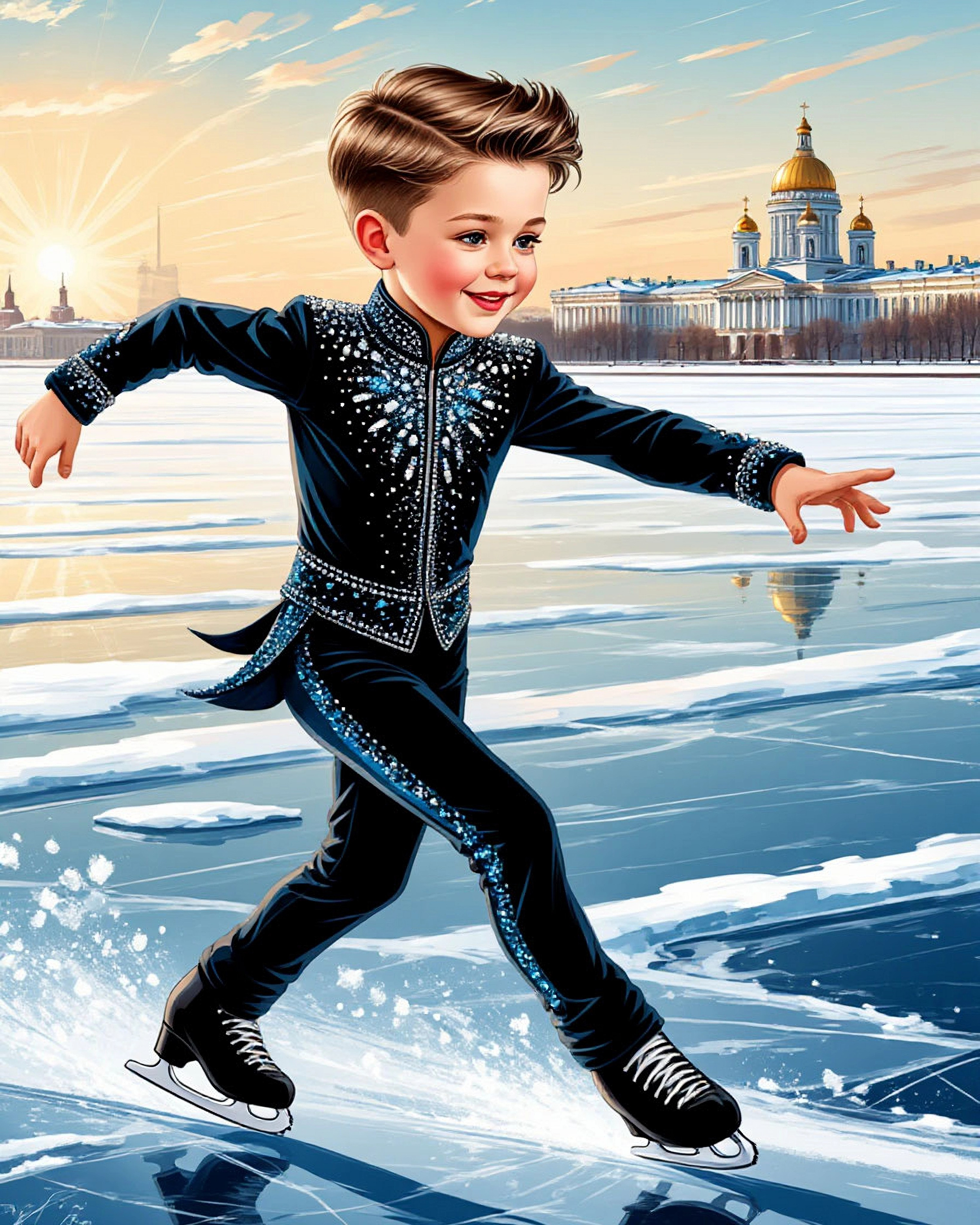 ФК мальчики с ФОНОМ. Фигурное катание для взрослых и детей на Васильевском 🌟