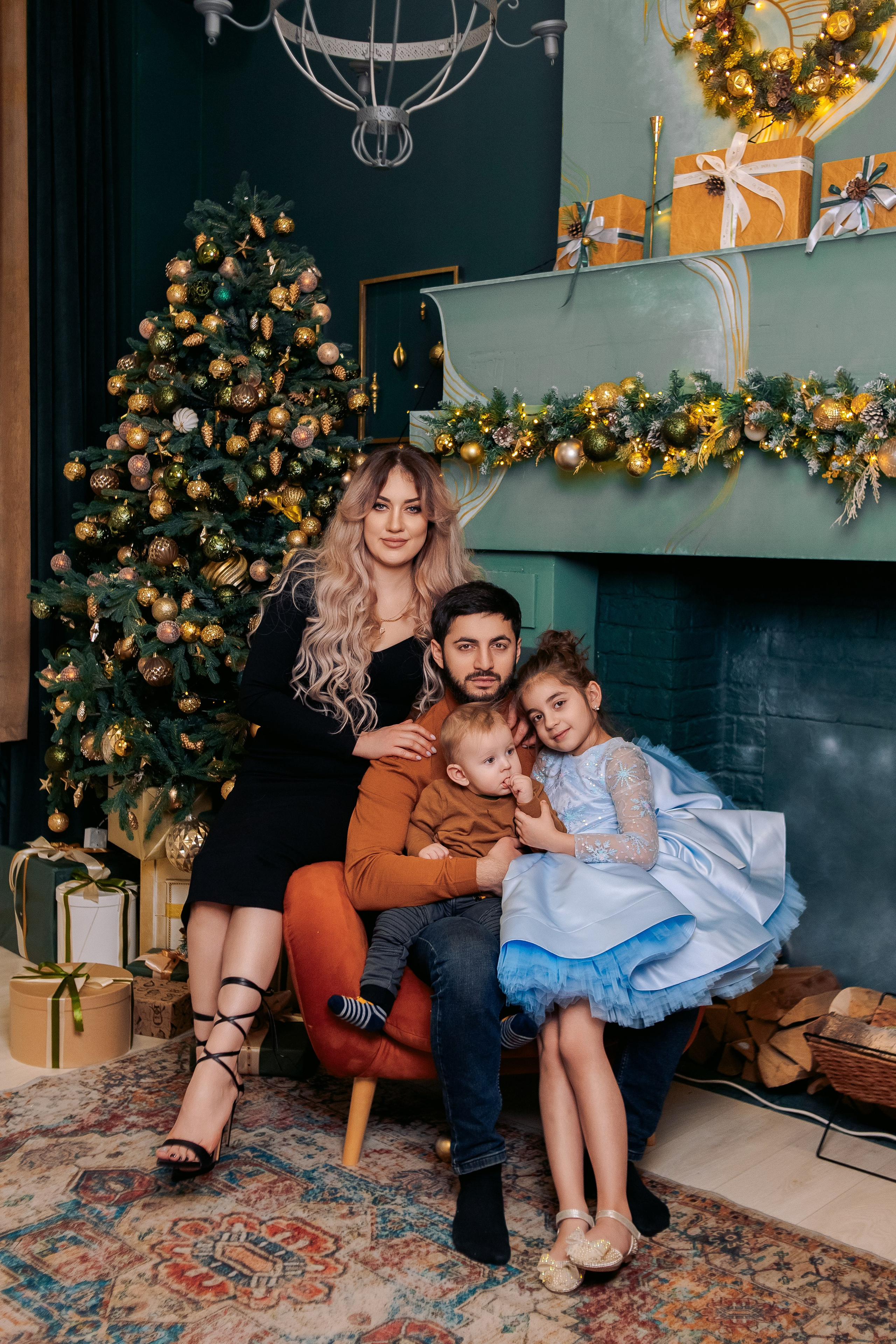 Новогодняя Семейная фотосессия в фотостудии Daily. Фотограф в Санкт-Петербурге, Анна Скворцова
