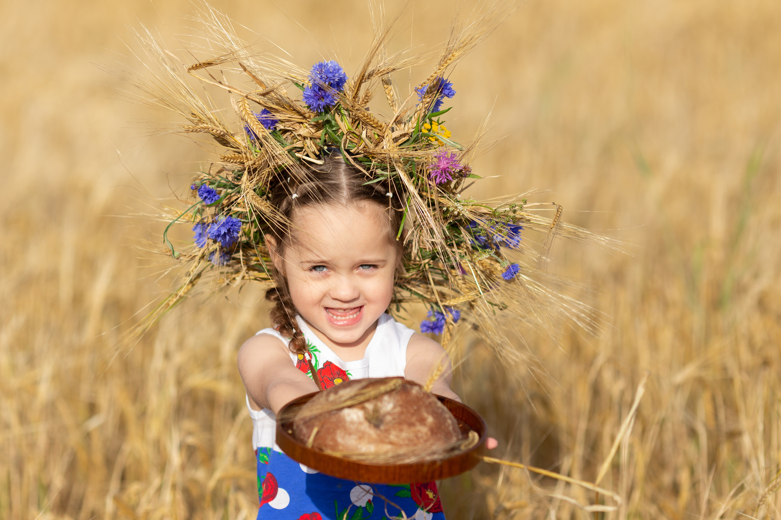 Настя. Вечер на ржаном поле. Актерское и модельное портфолио. Фотограф в Москве Екатерина Коломеец