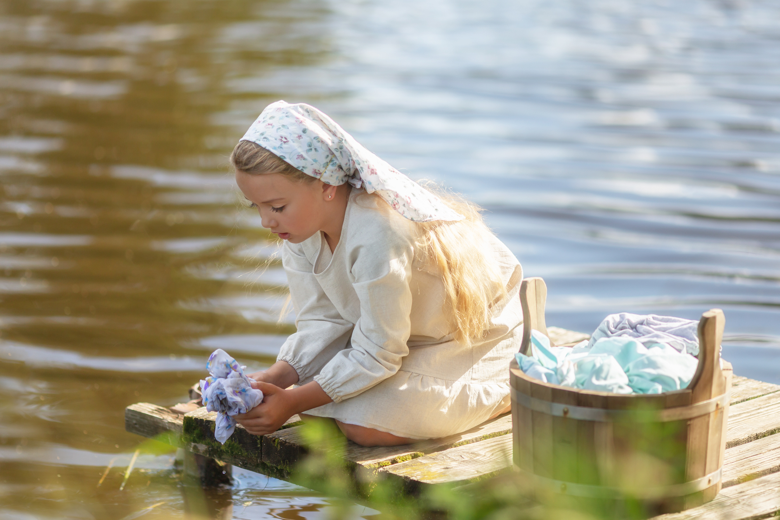 Таня. Фотосессия на пруду. Актерское и модельное портфолио. Фотограф в Москве Екатерина Коломеец