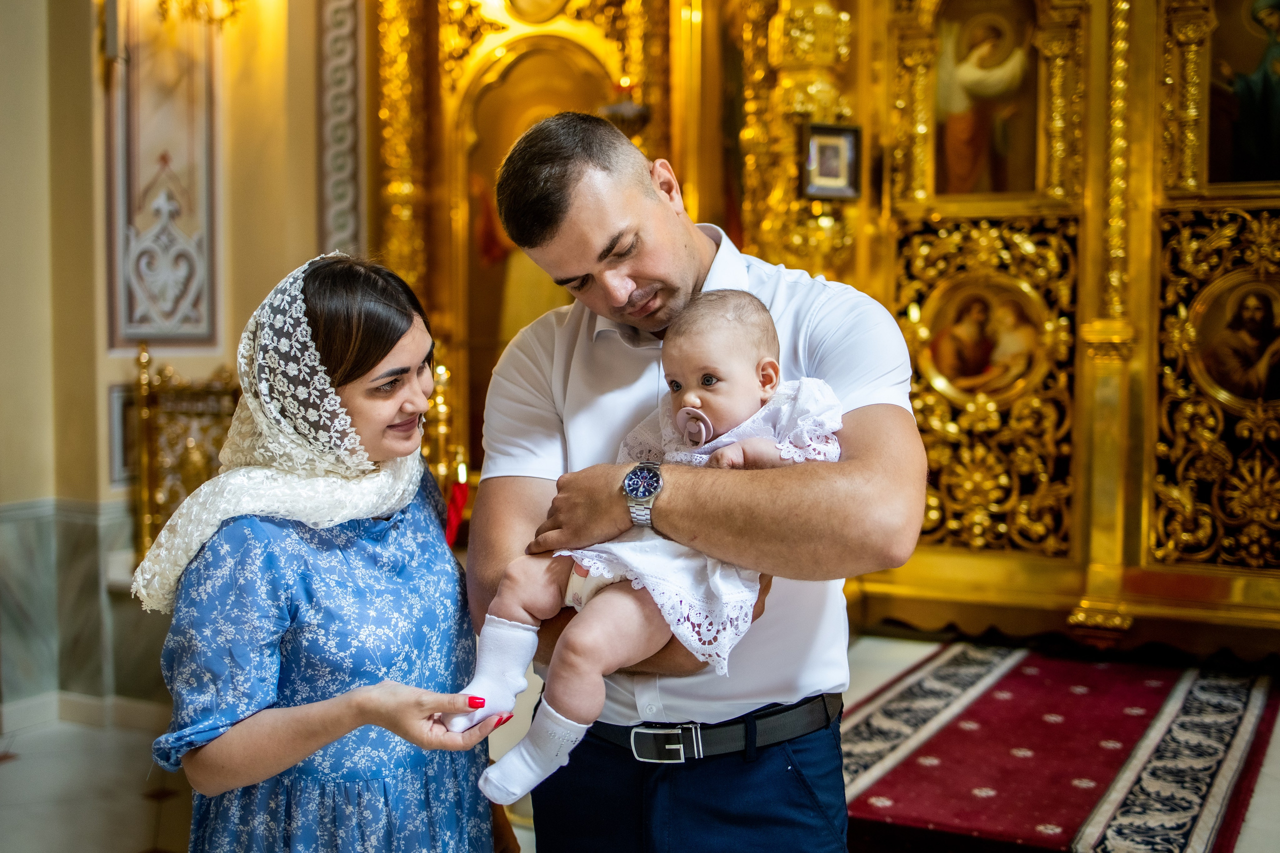 Крещение Нины. Фотограф Надежда Лукьянова