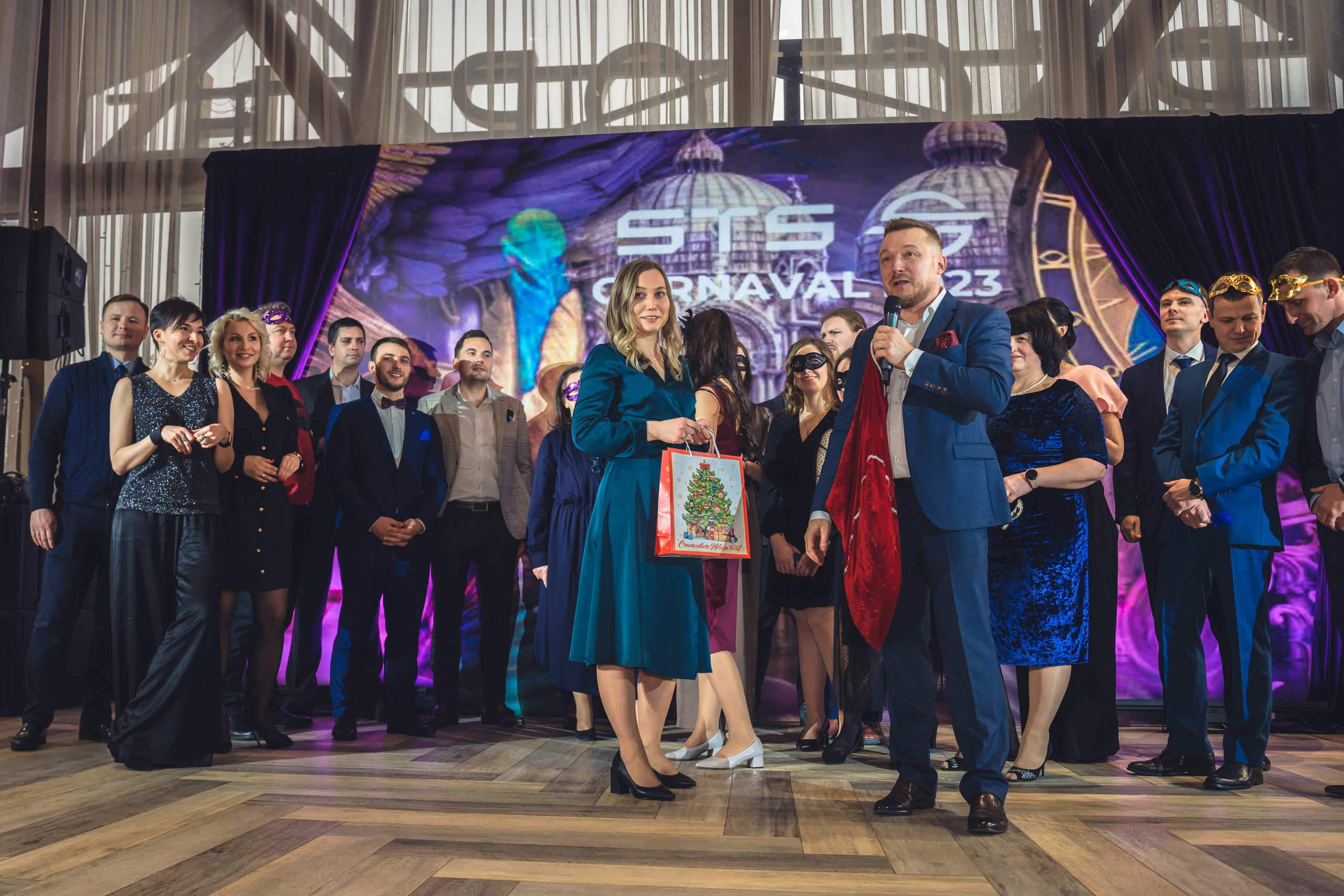 Корпоратив компании «STS». Ведущий на свадьбу, корпоратив и юбилей в Москве Сергей Рябинин