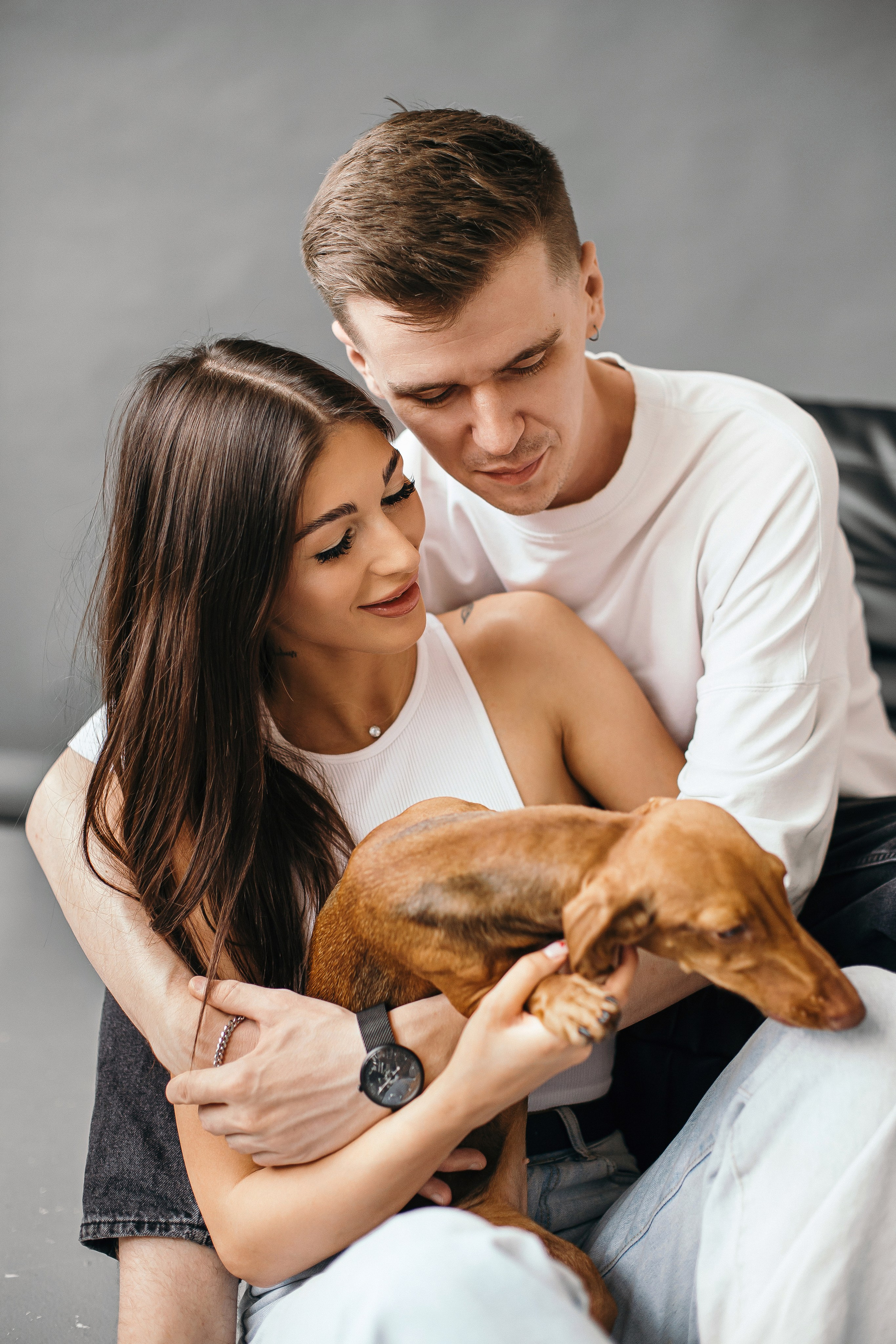 Анна и Валентин + Чапа. Портретный и семейный фотограф в Минске