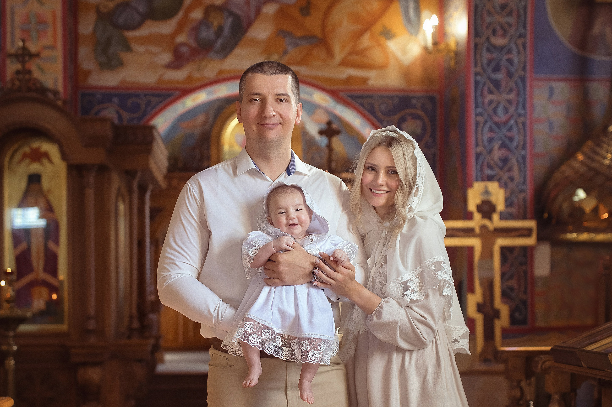 Крещение Вероники. Фотограф на крещение и венчание