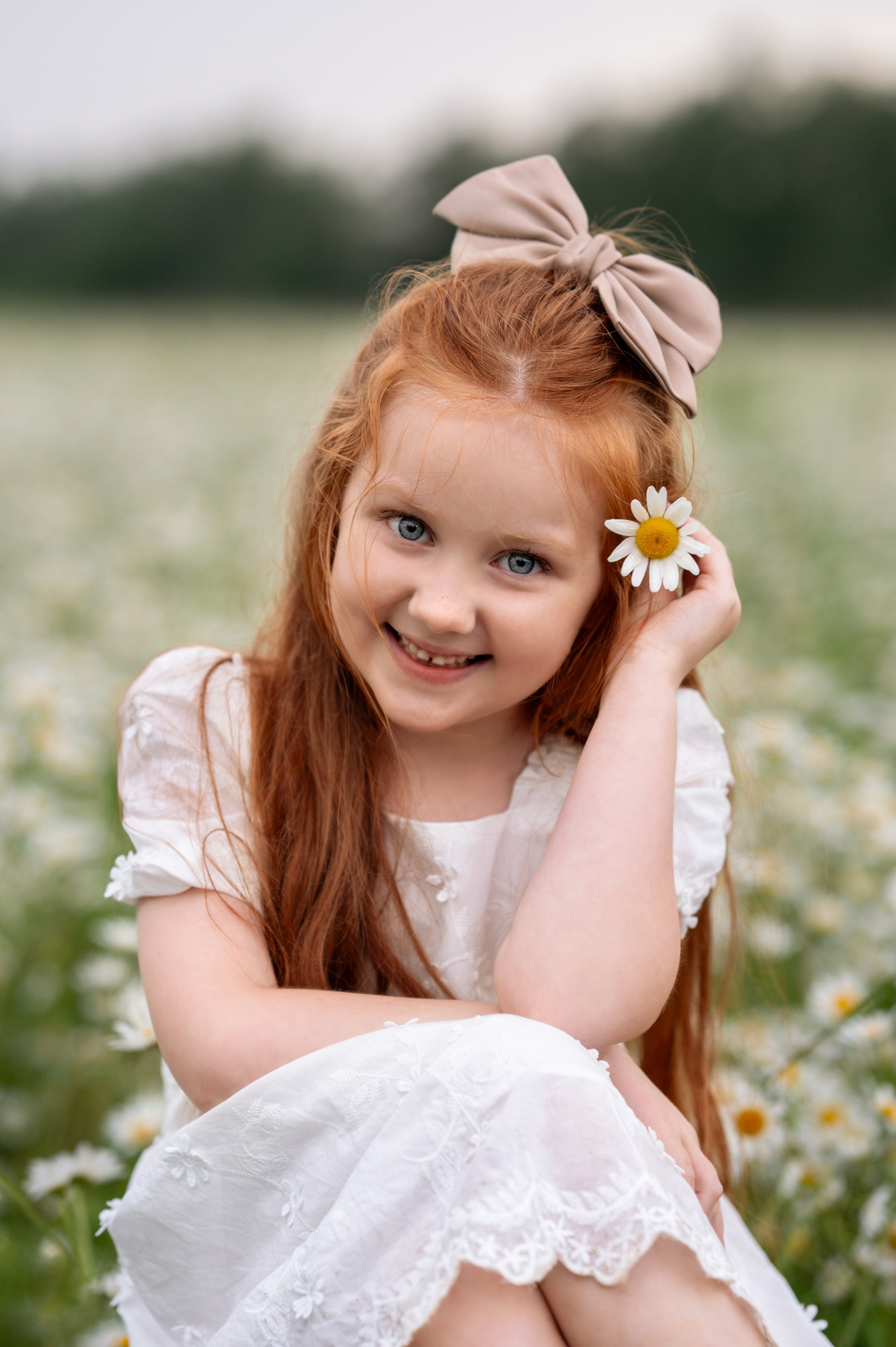 Ромашковое поле. Детский и семейный фотограф г. Москва Оксана Катаджи