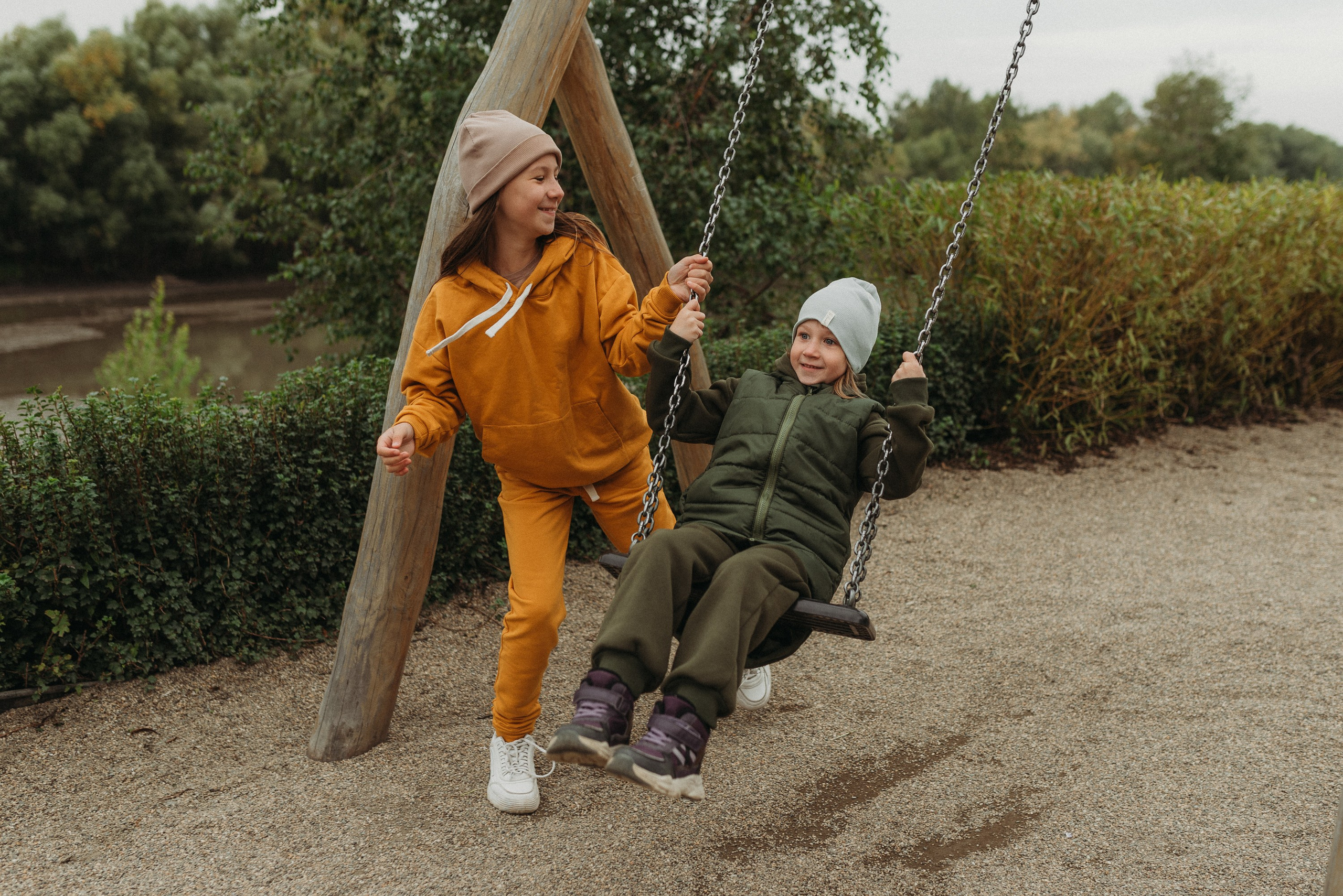 Прогулка в Европейском Береге. Семейный и детский фотограф в Новосибирске и Краснообске — Анна Ким