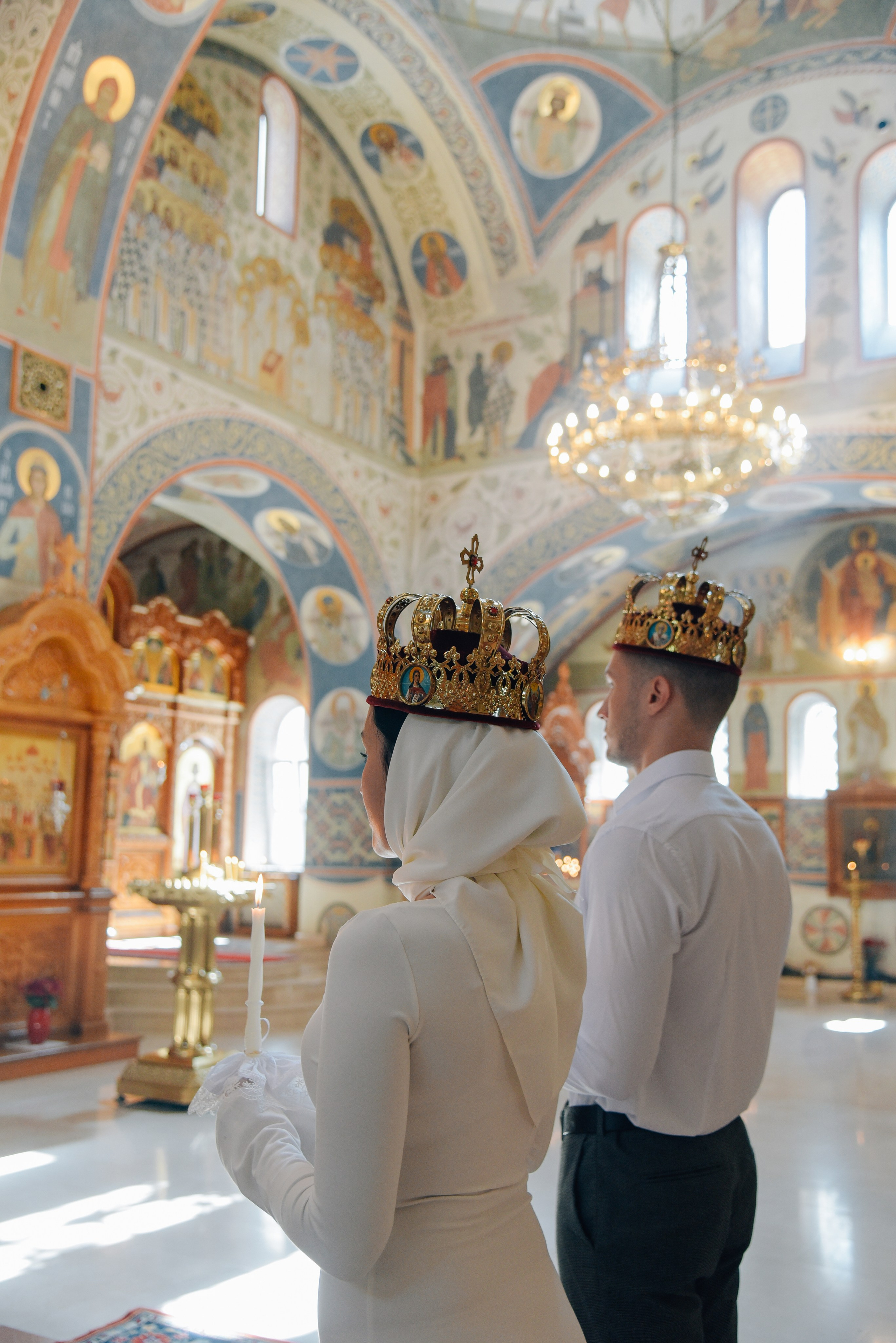 Венчание в Храме Новомучеников и Исповедников Российских. Фотограф Лола Волна, город Москва