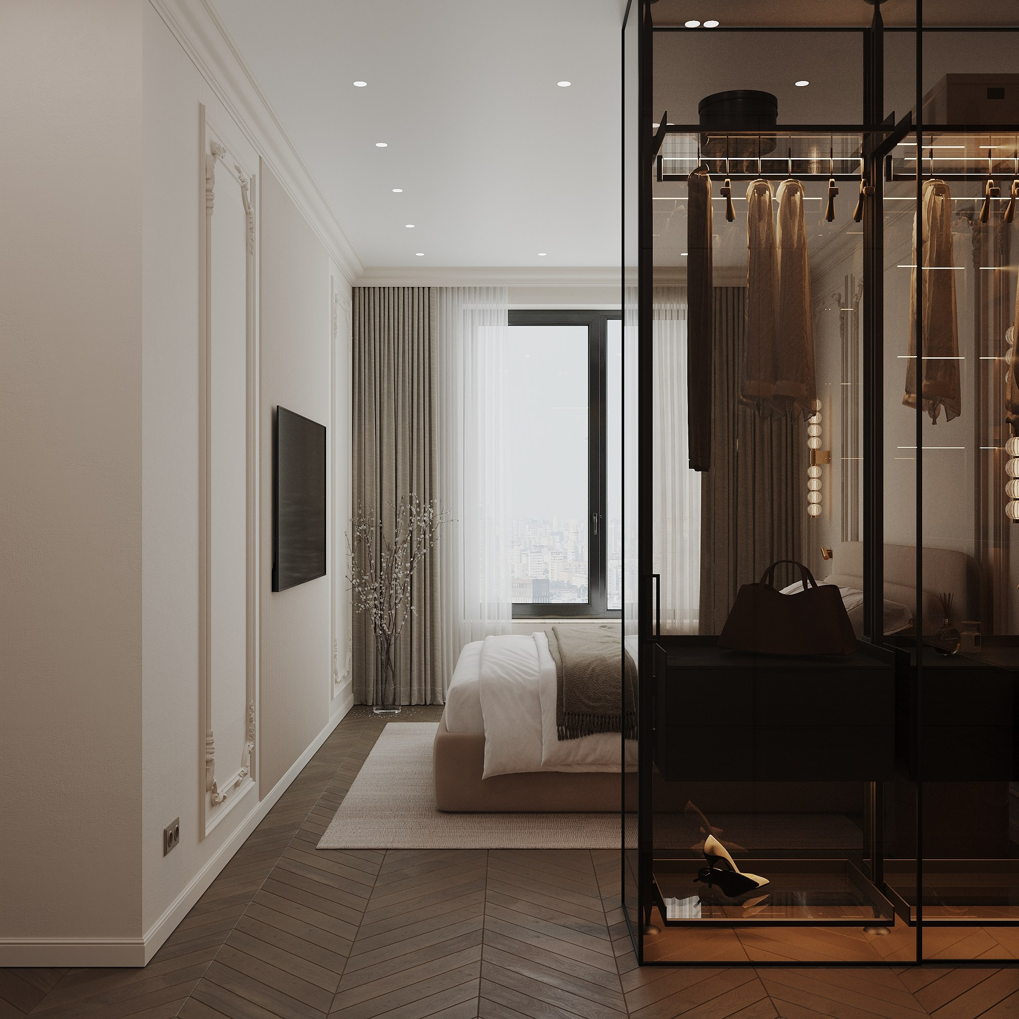 ЖК The One 65 кв.м, г. Санкт-Петербург. 3d визуализатор Анастасия Науменко