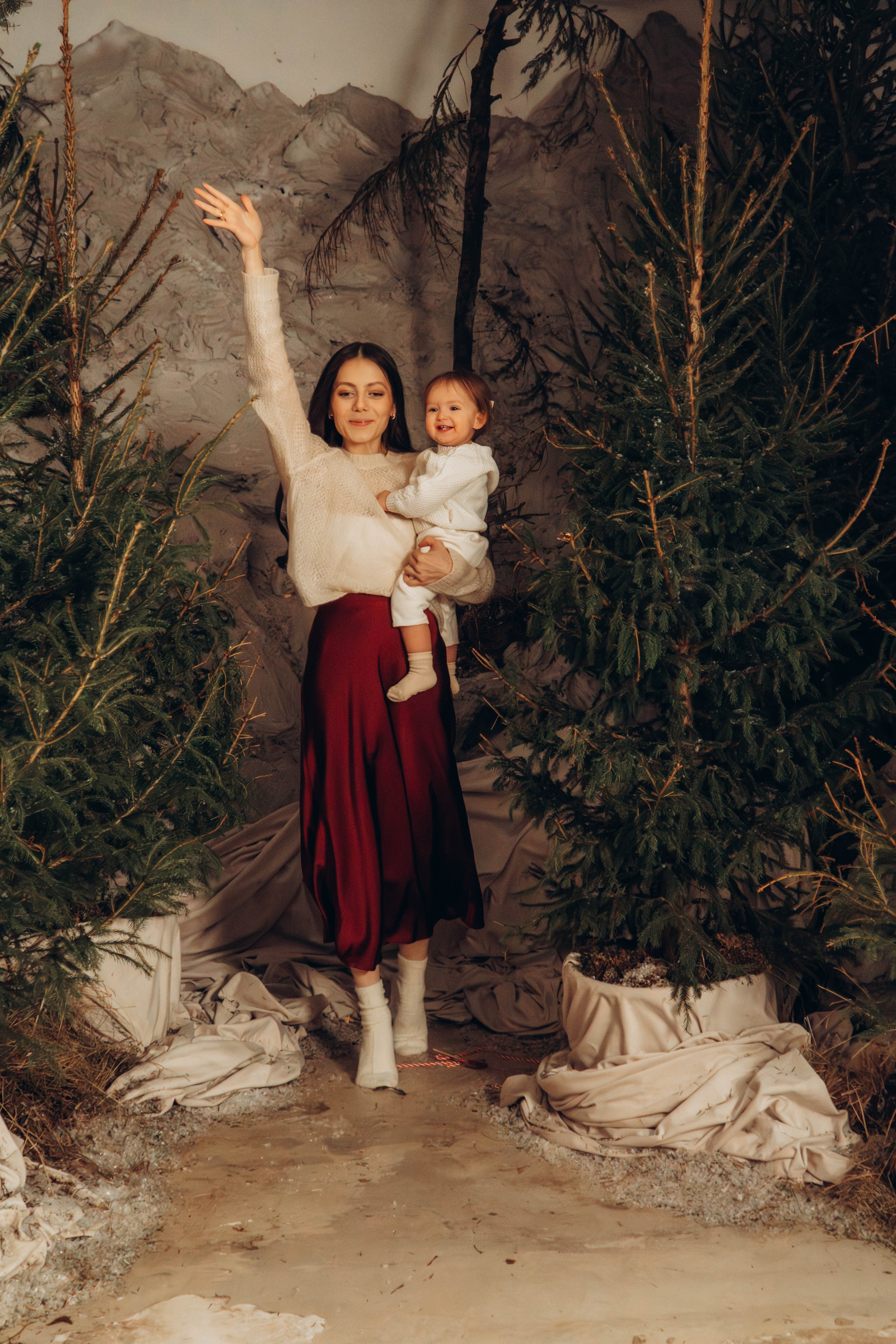 Анастасия и Мира. Студия «Мох». Фотограф Москва Валерия Веденина