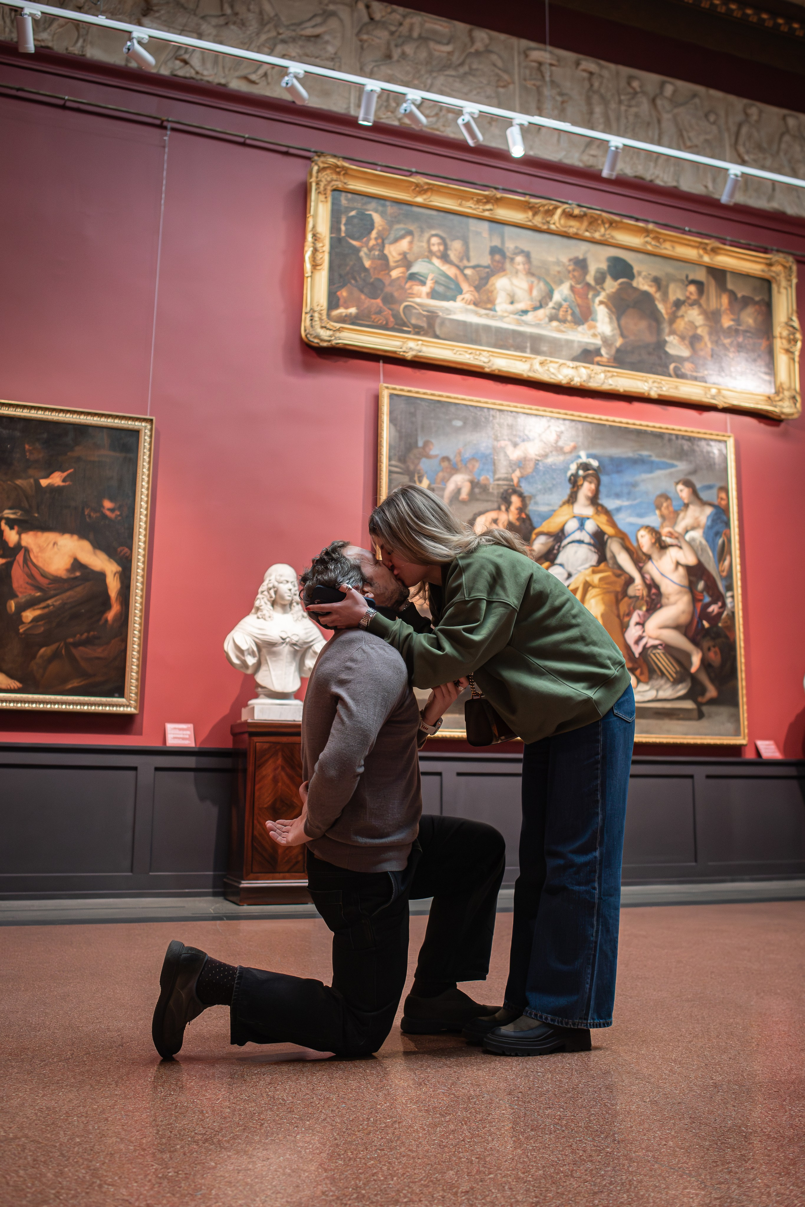 Предложение в закрытом музее Пушкина. Свадебный фотограф в Москве Анна Сдобнова