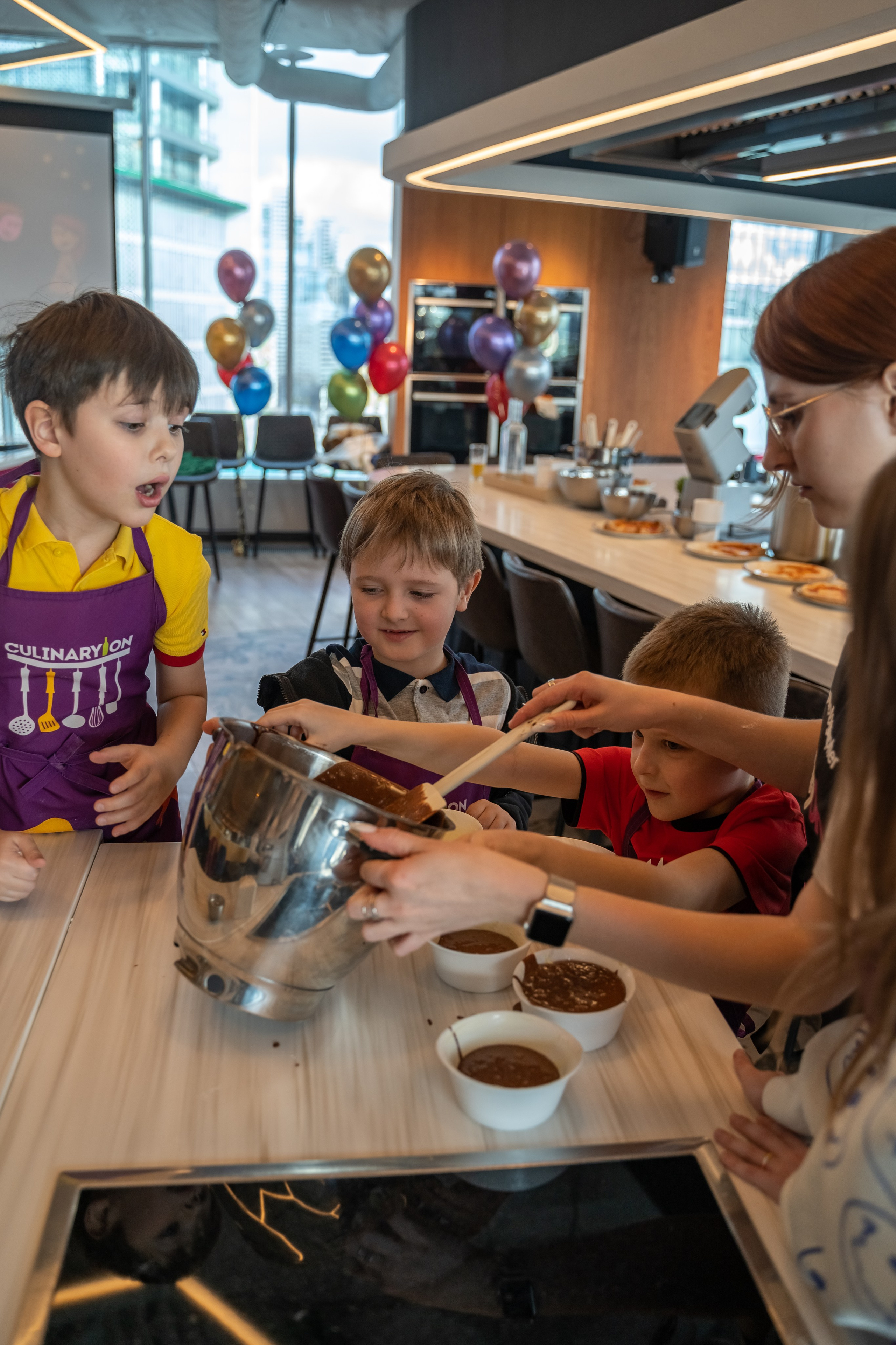 День Рождения в кулинарной студии. Фотограф в Одинцово, Москве