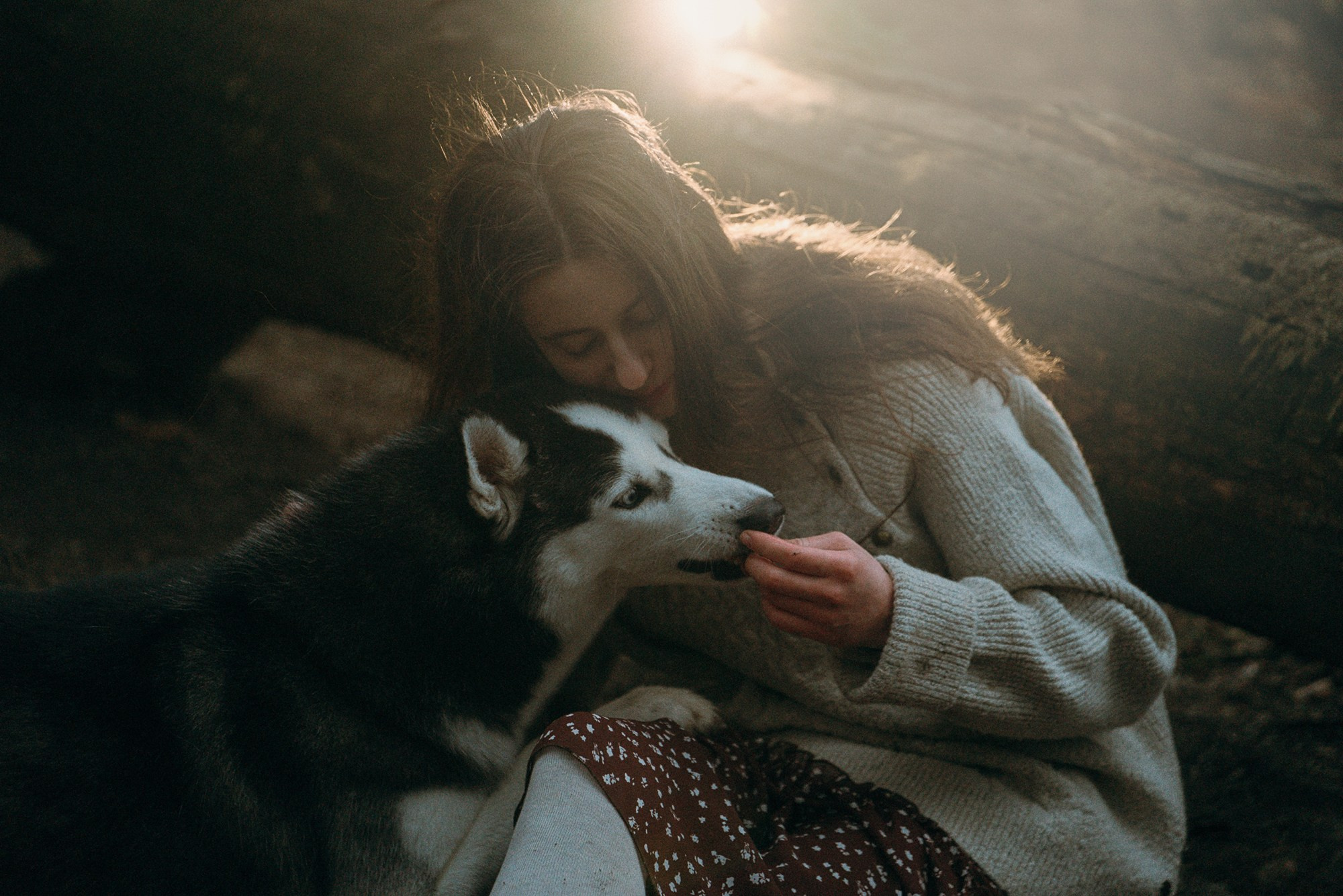Наташа и Сириус. Фотограф анималист в Москве и Санкт-Петербурге Свиридова Анна