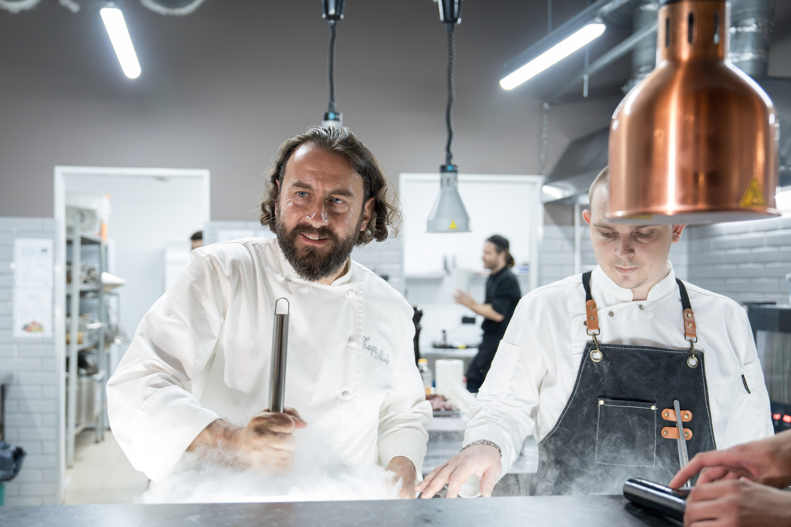 Гастрономический ужин «Лесная Италия» с Мирко Дзаго в ресторане RiverSide. Репортажный фотограф в Красной Поляне и Сочи Павлюченко Екатерина