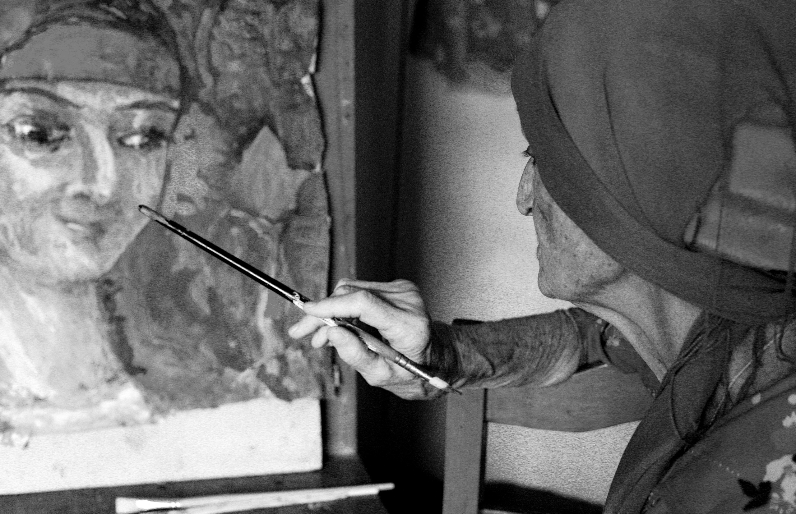 Съемка в домашней мастерской. Ekaterina Beridze