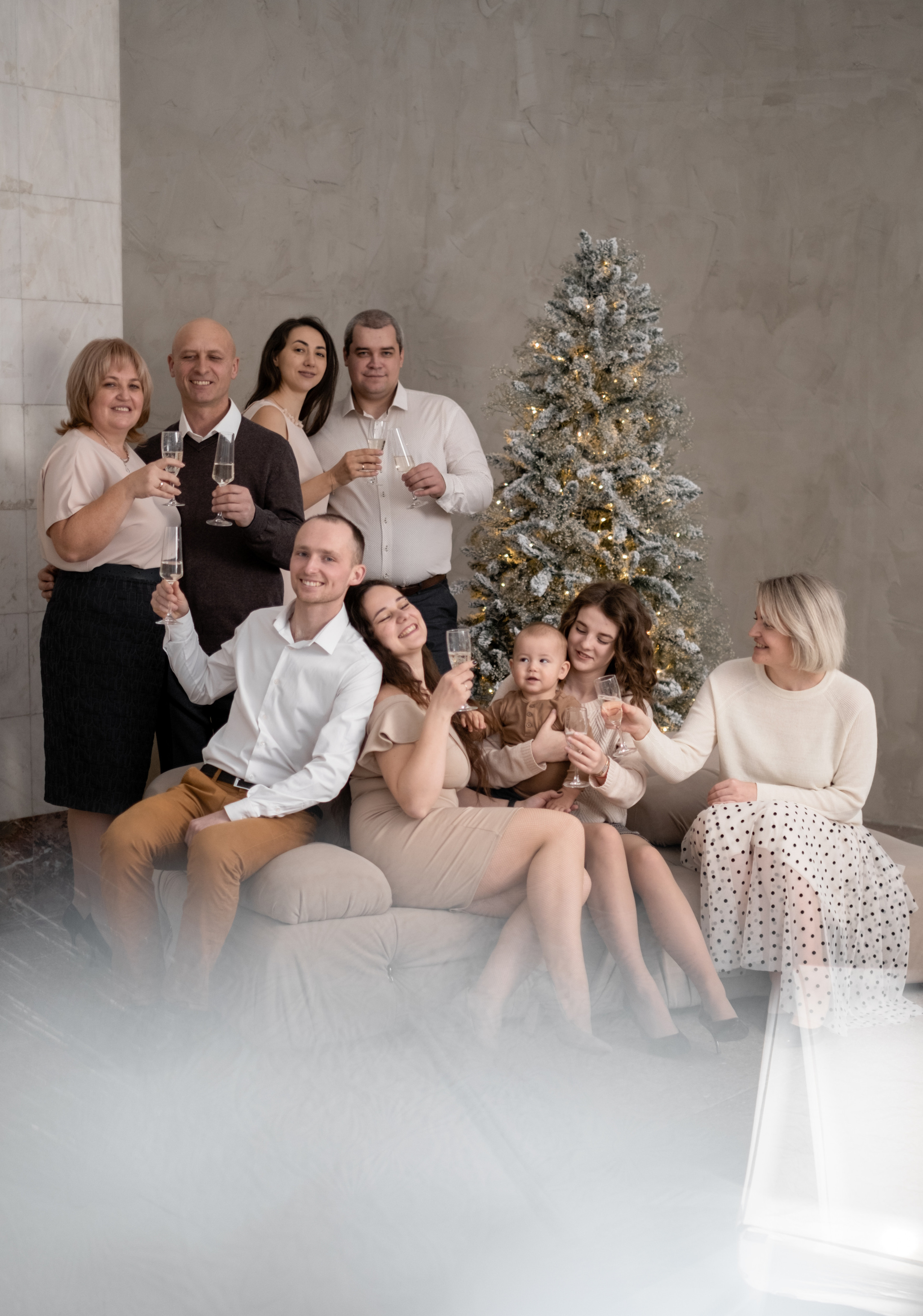 Новый год. Мандарины. Большая семья. Фотограф в Барнауле и на Алтае Маша Савова