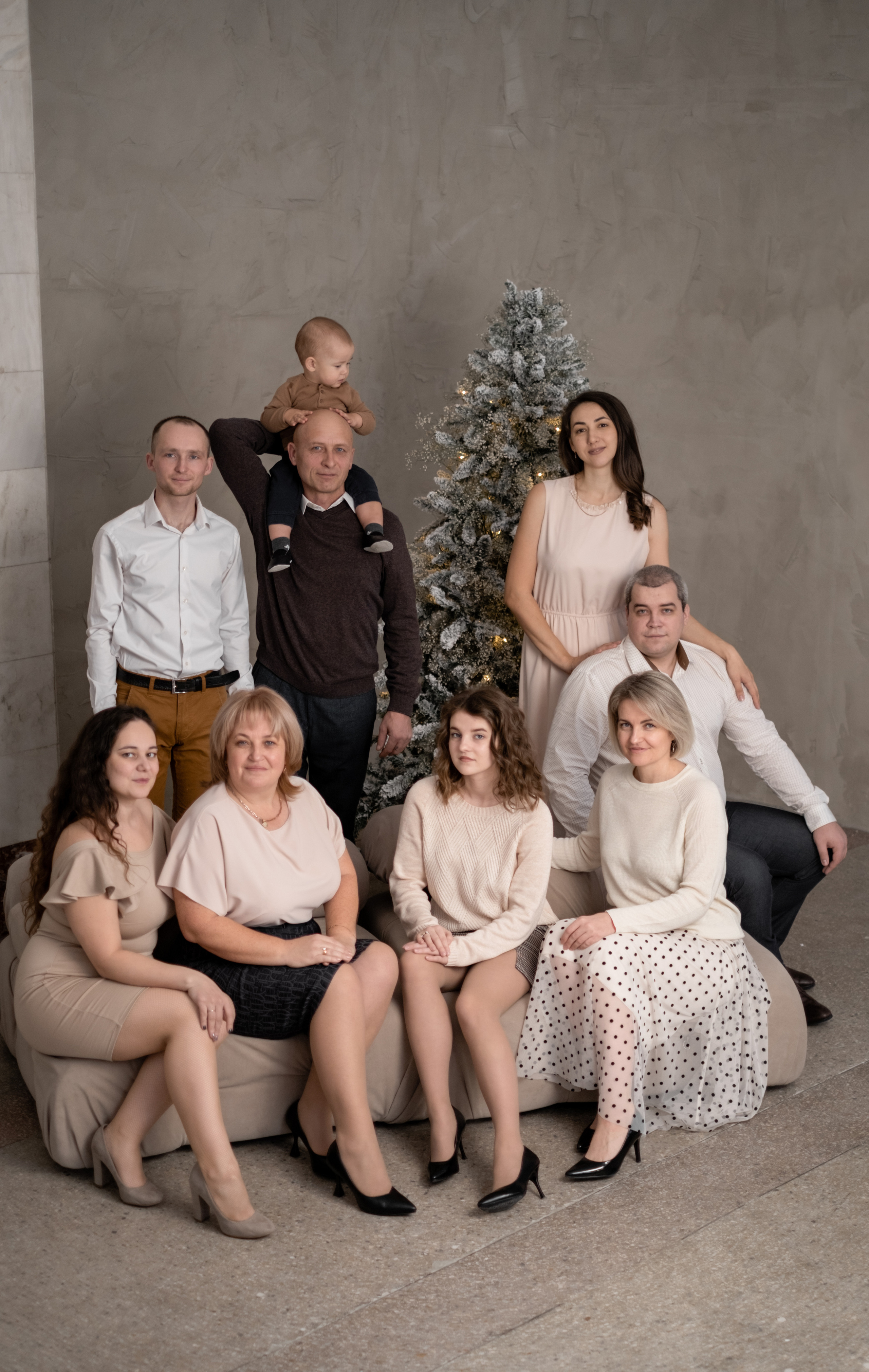 Новый год. Мандарины. Большая семья. Фотограф в Барнауле и на Алтае Маша Савова