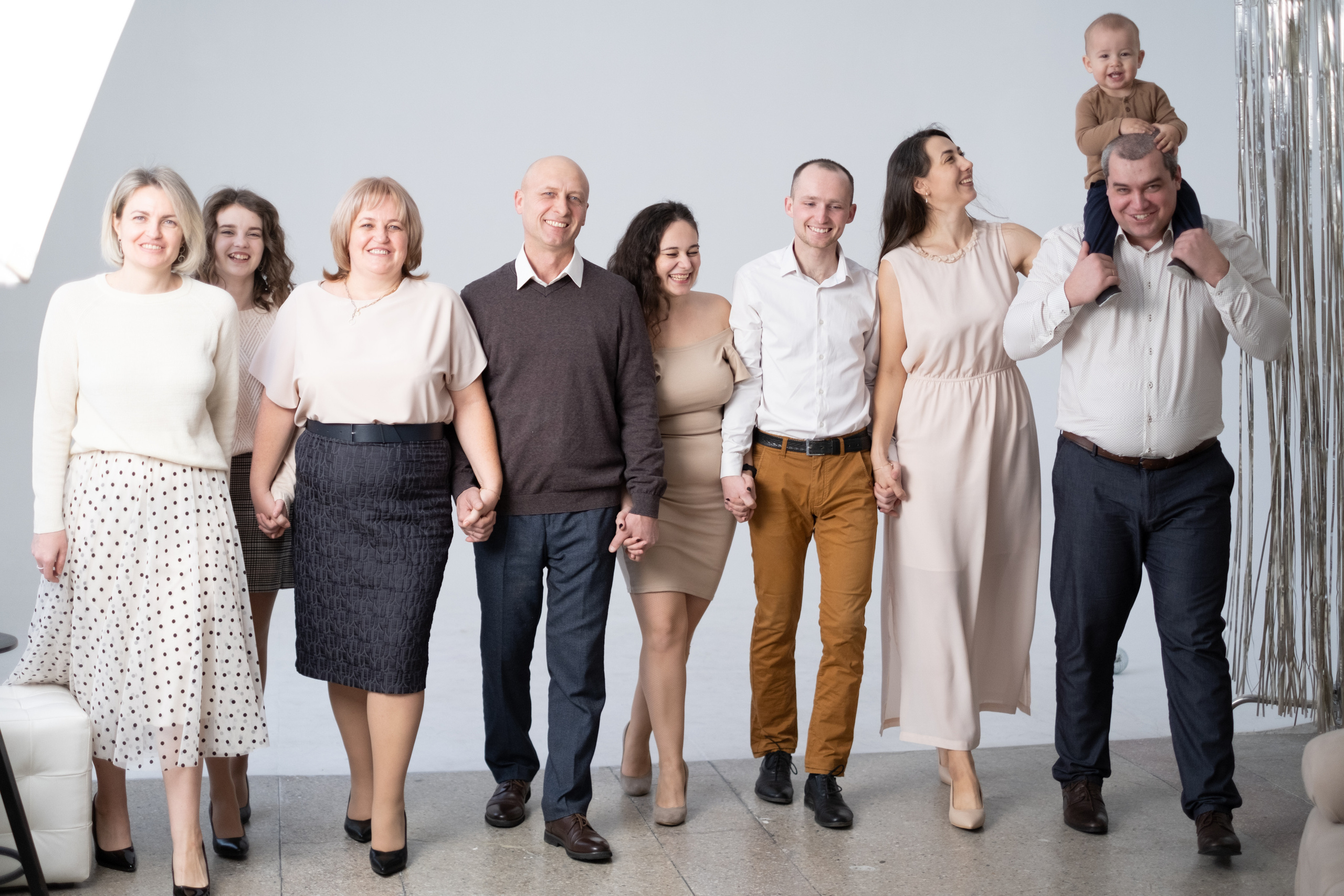 Новый год. Мандарины. Большая семья. Фотограф в Барнауле и на Алтае Маша Савова