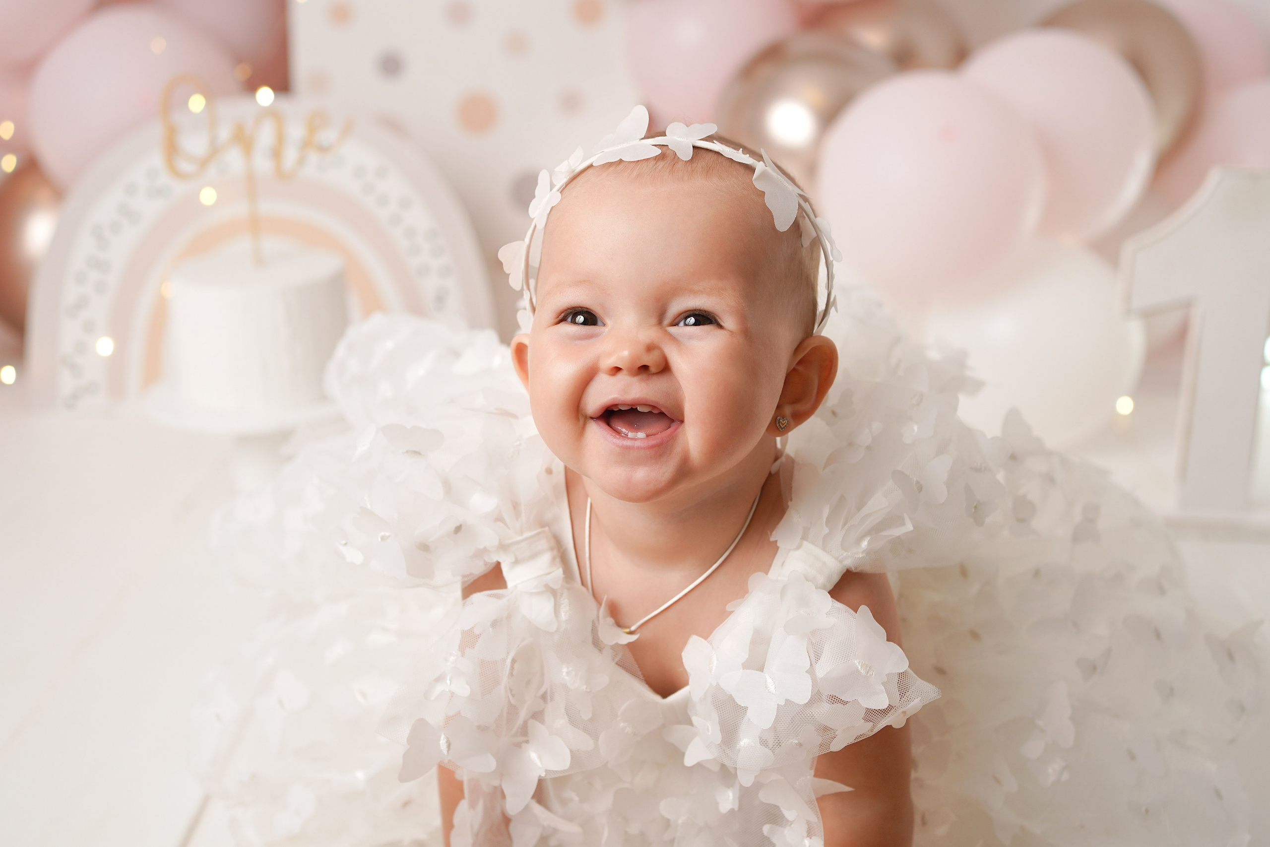 Детская фотосессия Первый годик Милены. Детский фотограф и фотограф новорожденных в Калининград Оксана Иваний