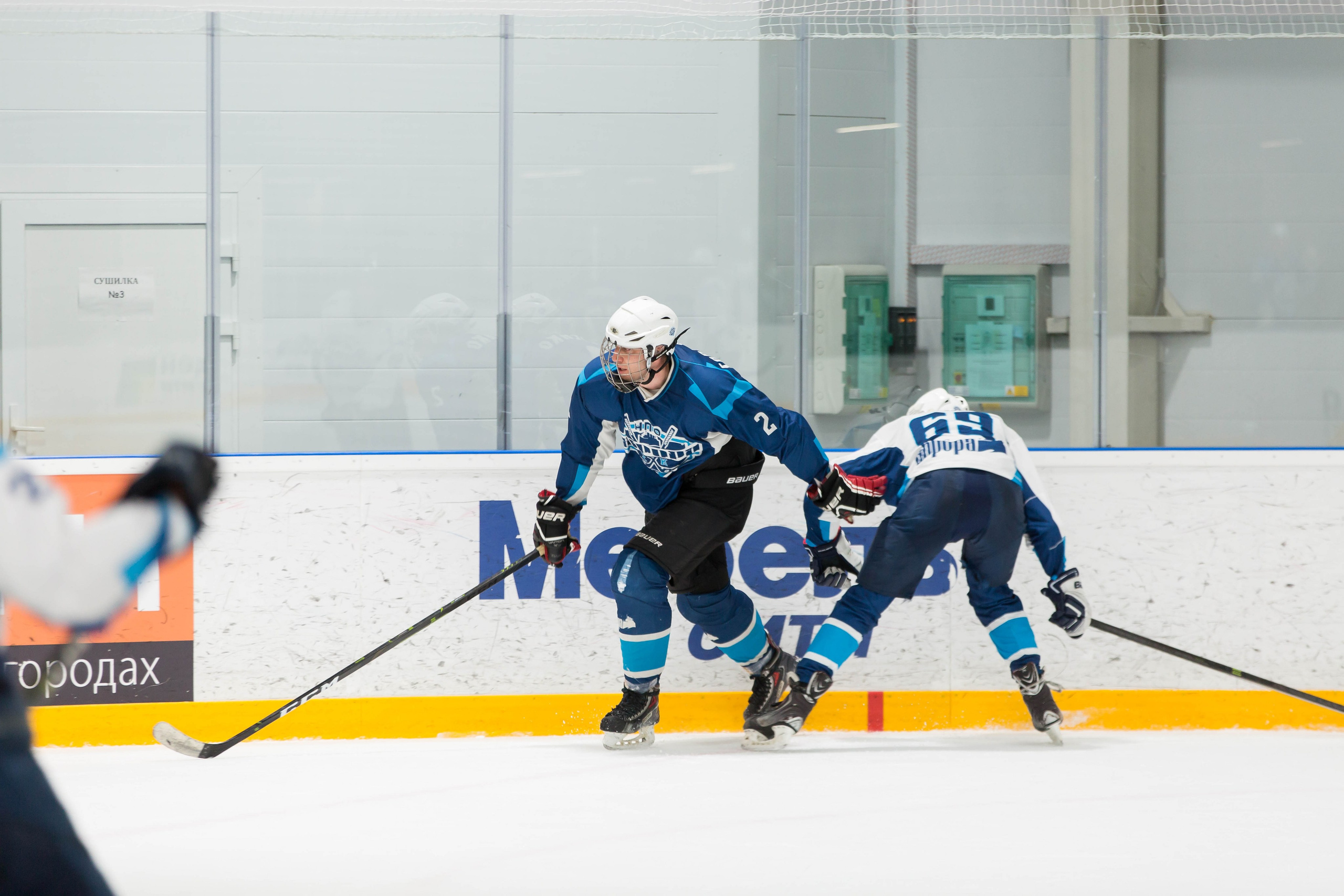 Хоккей для НПО «Аврора». Снимаю съемки