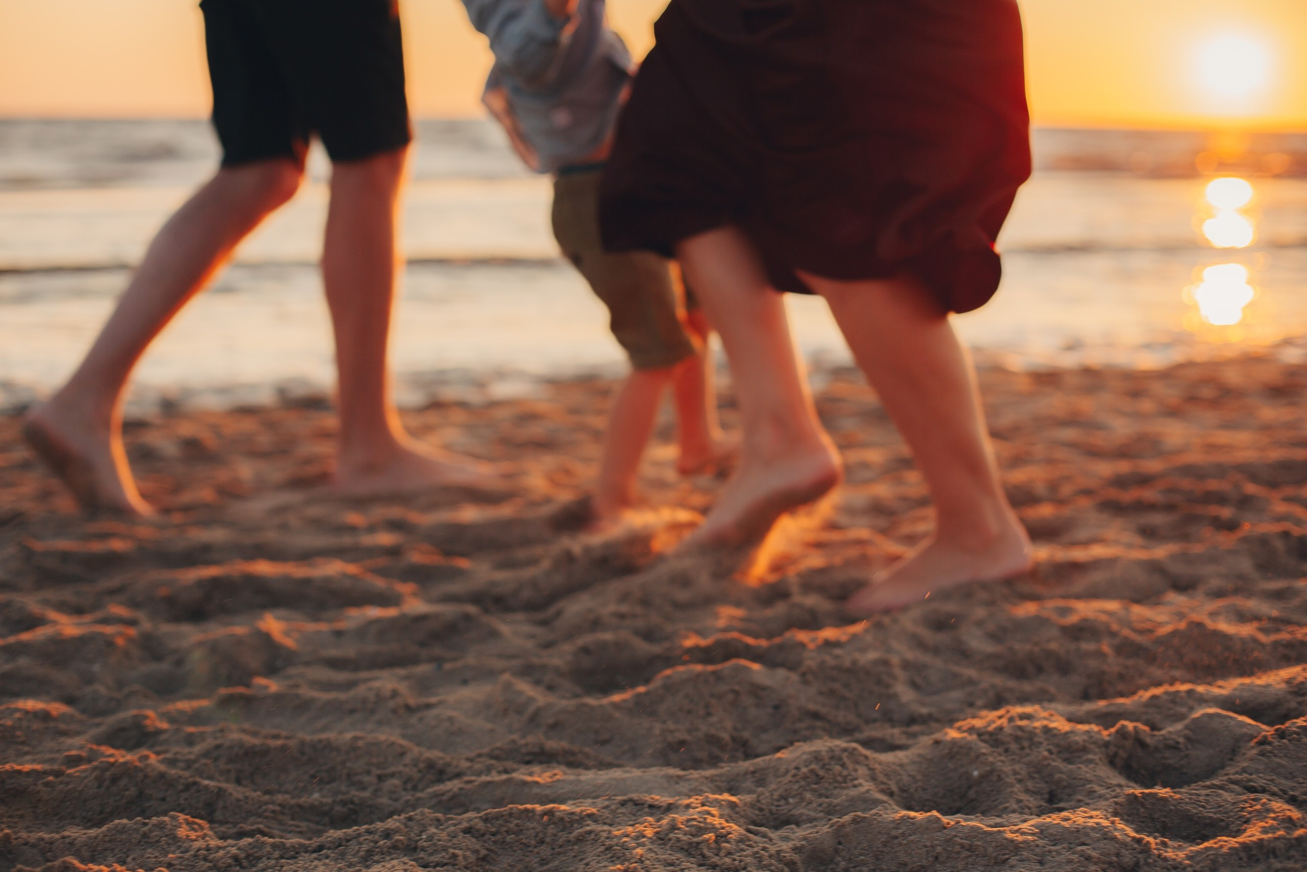 Семейная фотосессия на закате. Фотограф Евгения Мальцева, Архангельск