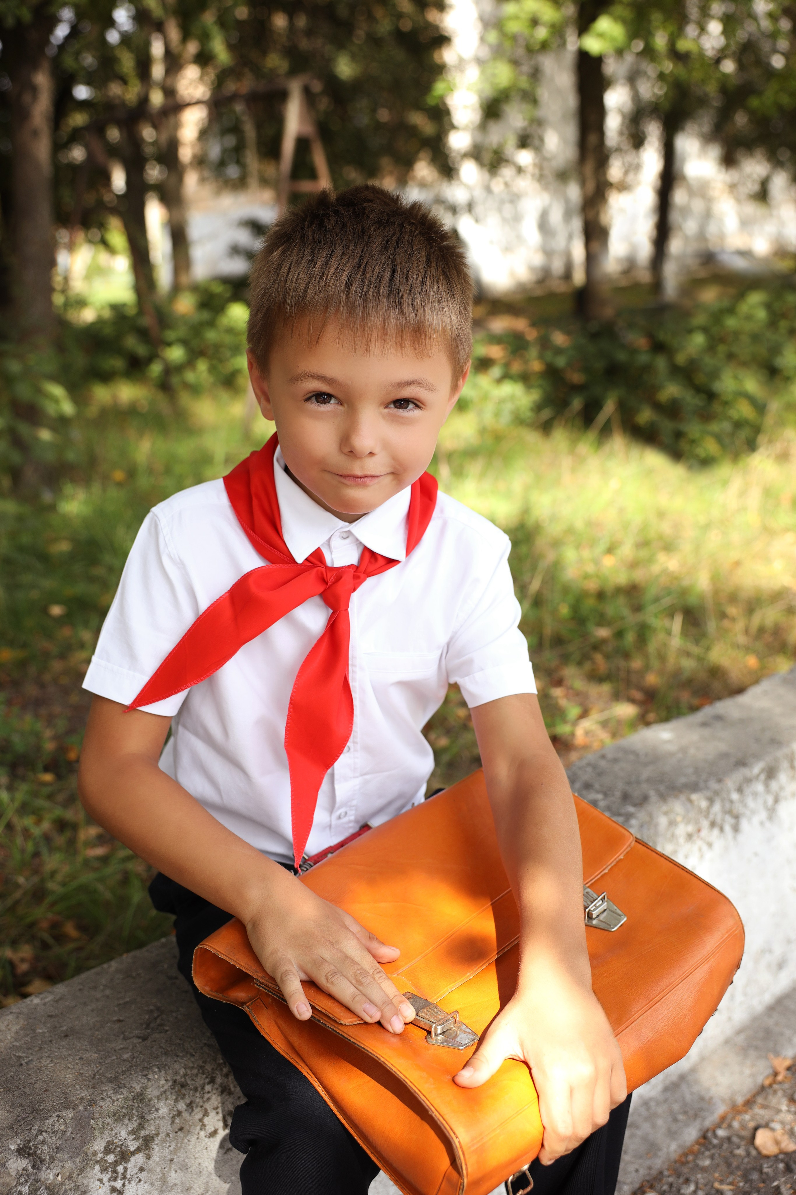 Пионерский галстук и счастье в глазах. Семейный и детский фотограф г. Москва Супрунова Кристина