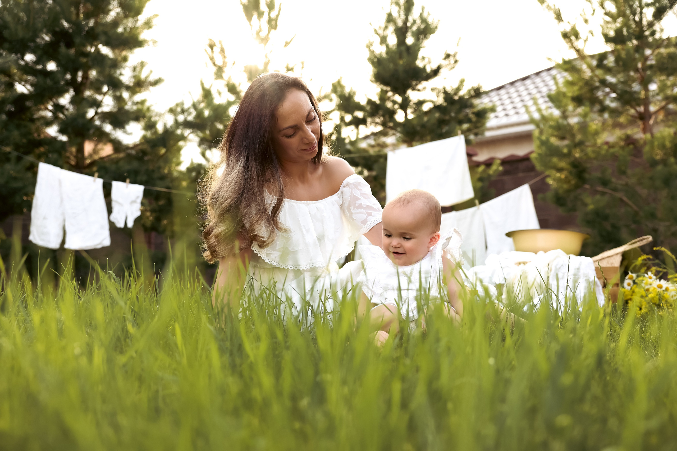 Большая стирка. Ваш семейный newborn и lifestyle фотограф в СПБ Наталья Журавлева