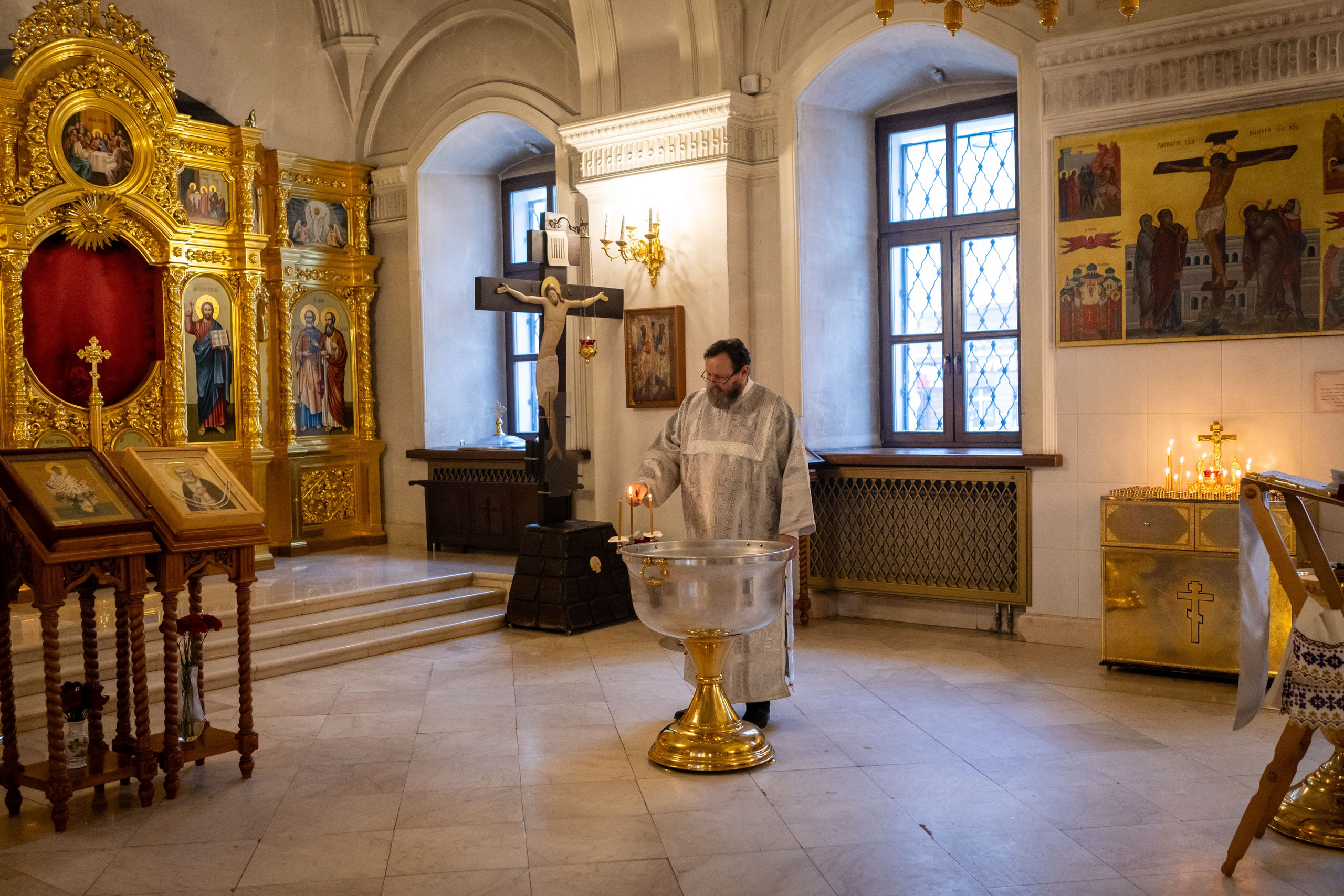 Таинство крещения Алексея. Семейный и детский фотограф Анна Петракова