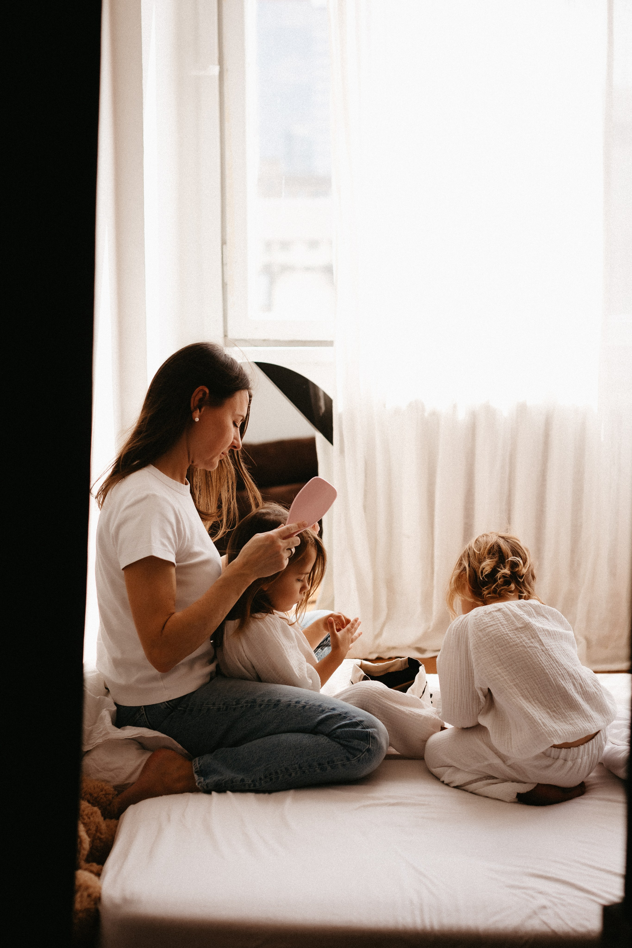 Мама и девочки. Евгения Пелипас