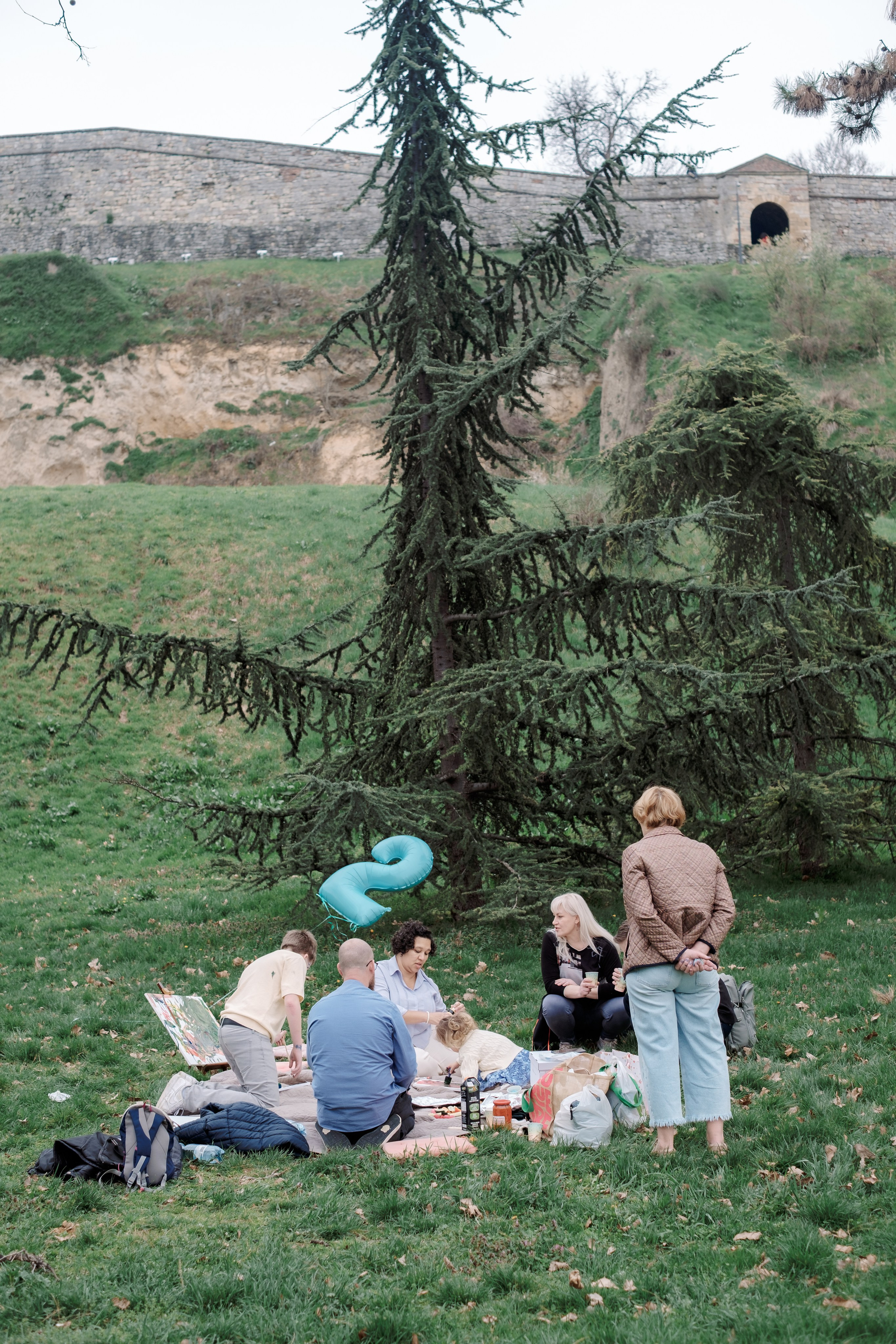 Пикник у Калемегдана. Фотограф в Белграде