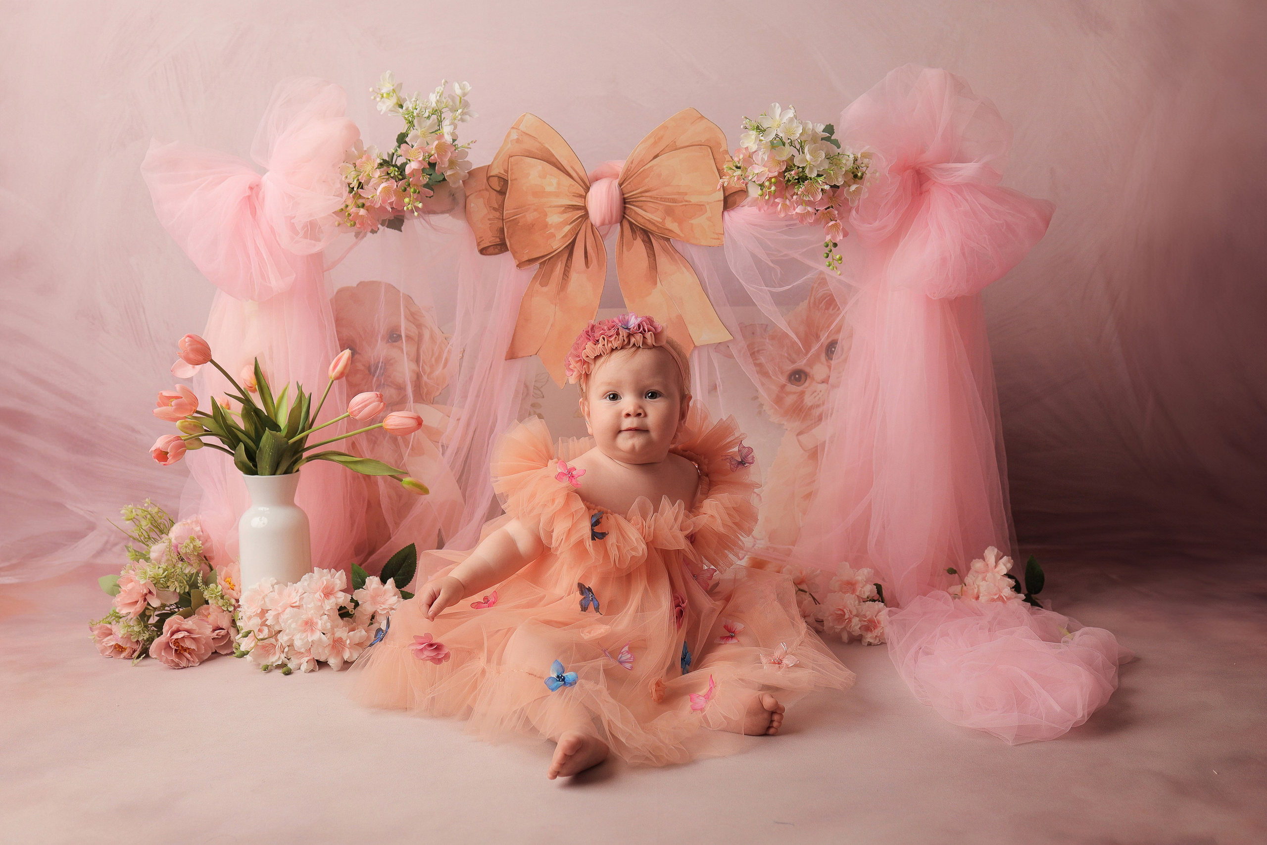 Доминика, 1 годик. Фотограф новорожденных в Новокузнецке Анна Горошникова