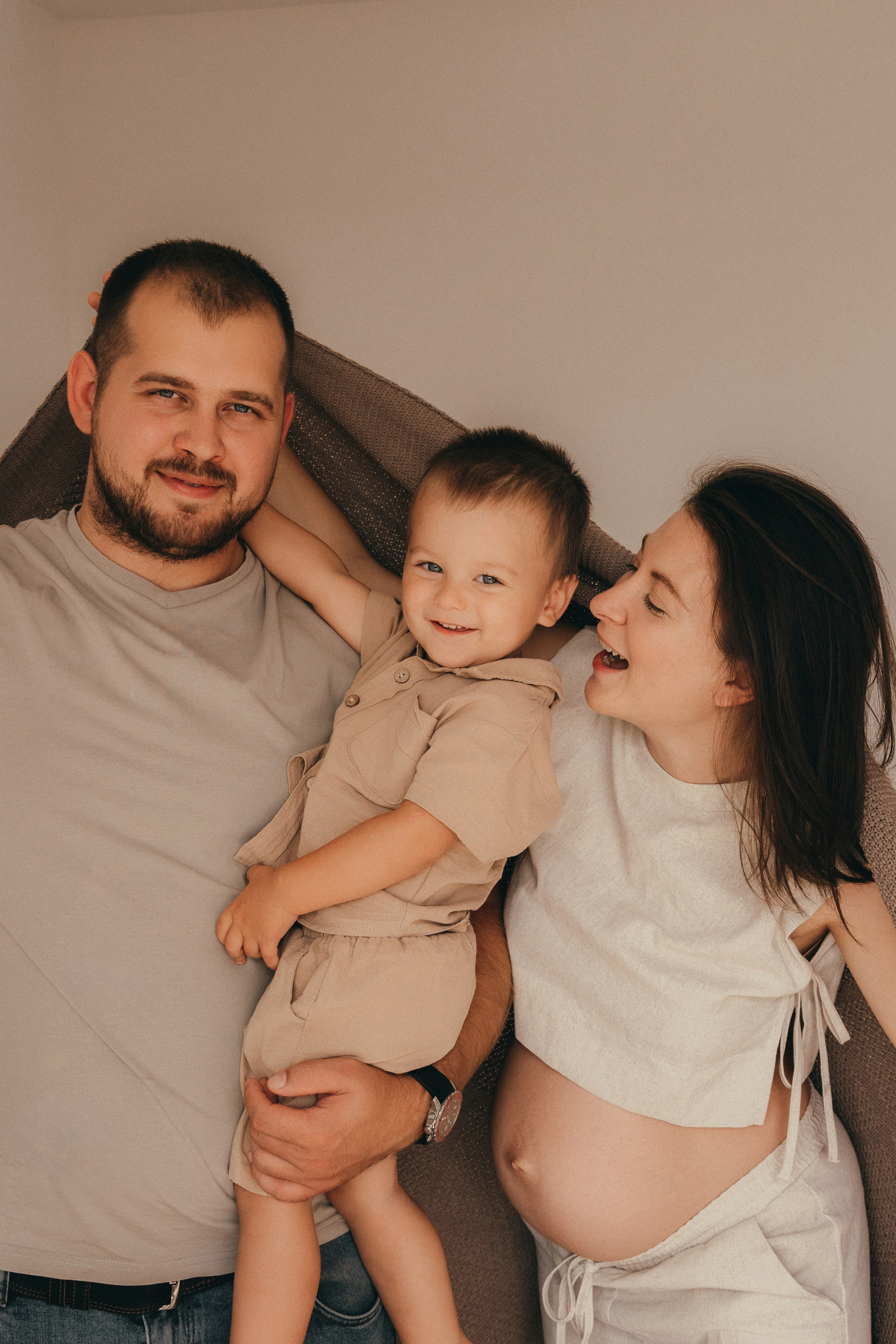 Коля, Вера и Ярик. Семейный фотограф • Домашние съемки в Нижнем Новгороде