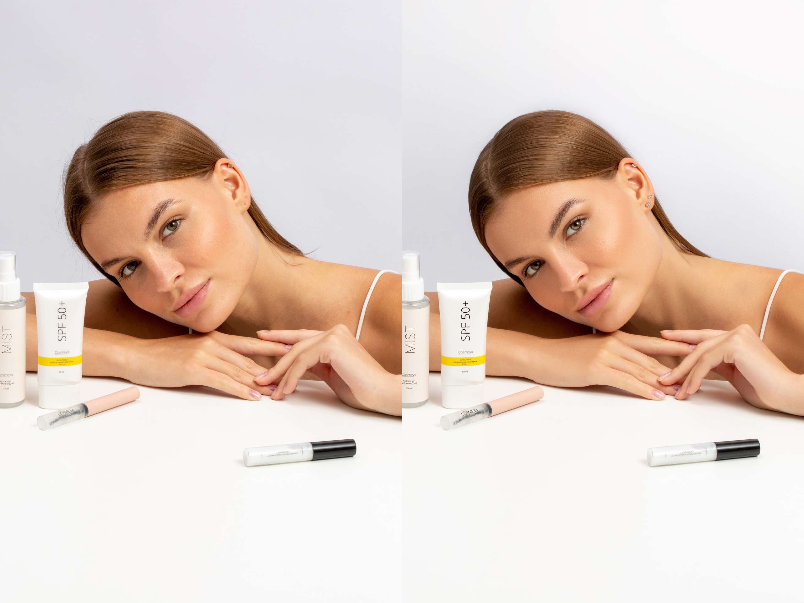 Профессиональная обработка портретов для рекламы косметики | Студия SVITHART