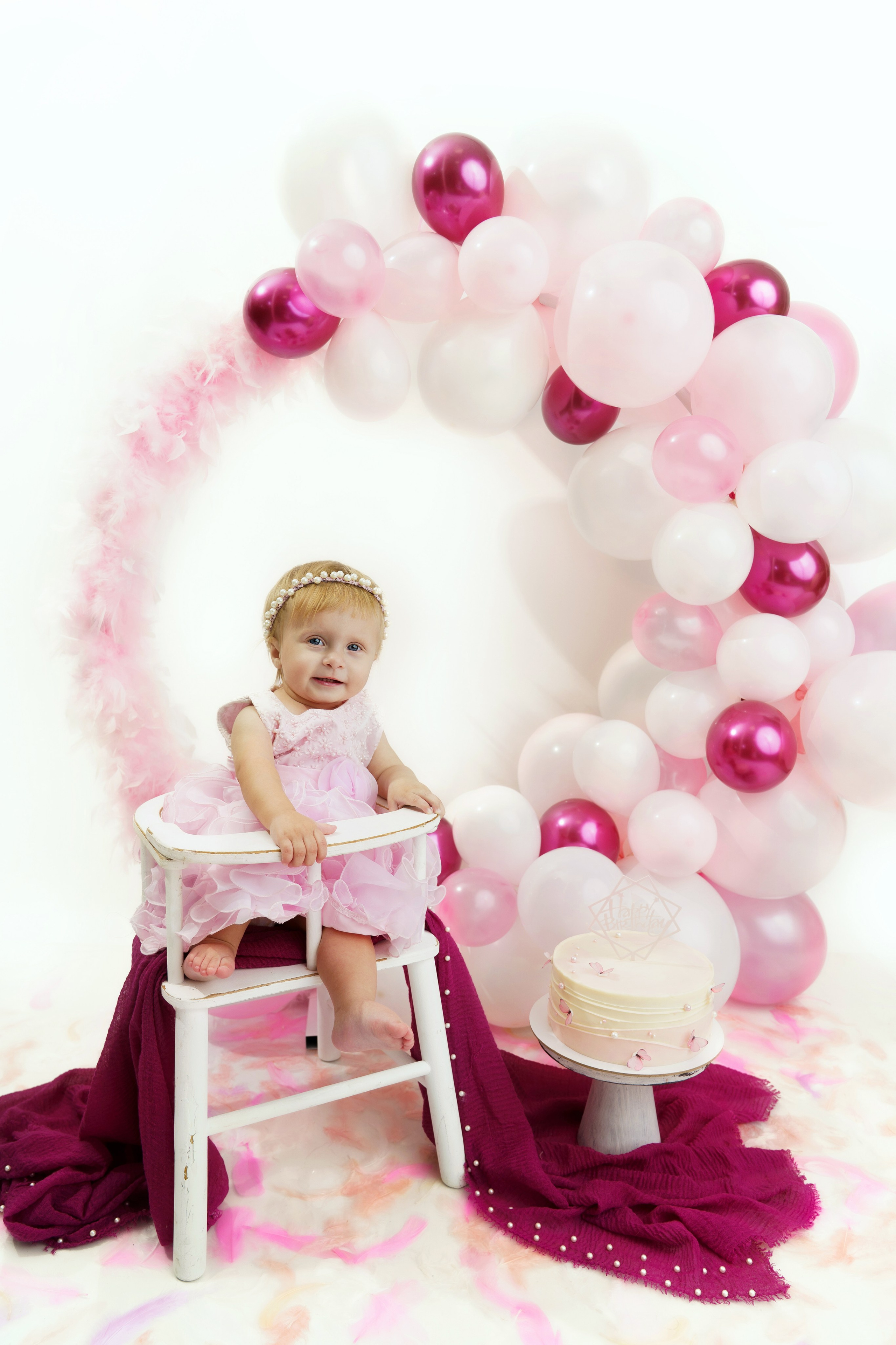 Фотосессия ГОДОВАСИЕ. Фотограф новорожденных, детей до года и беременных в Симферополе