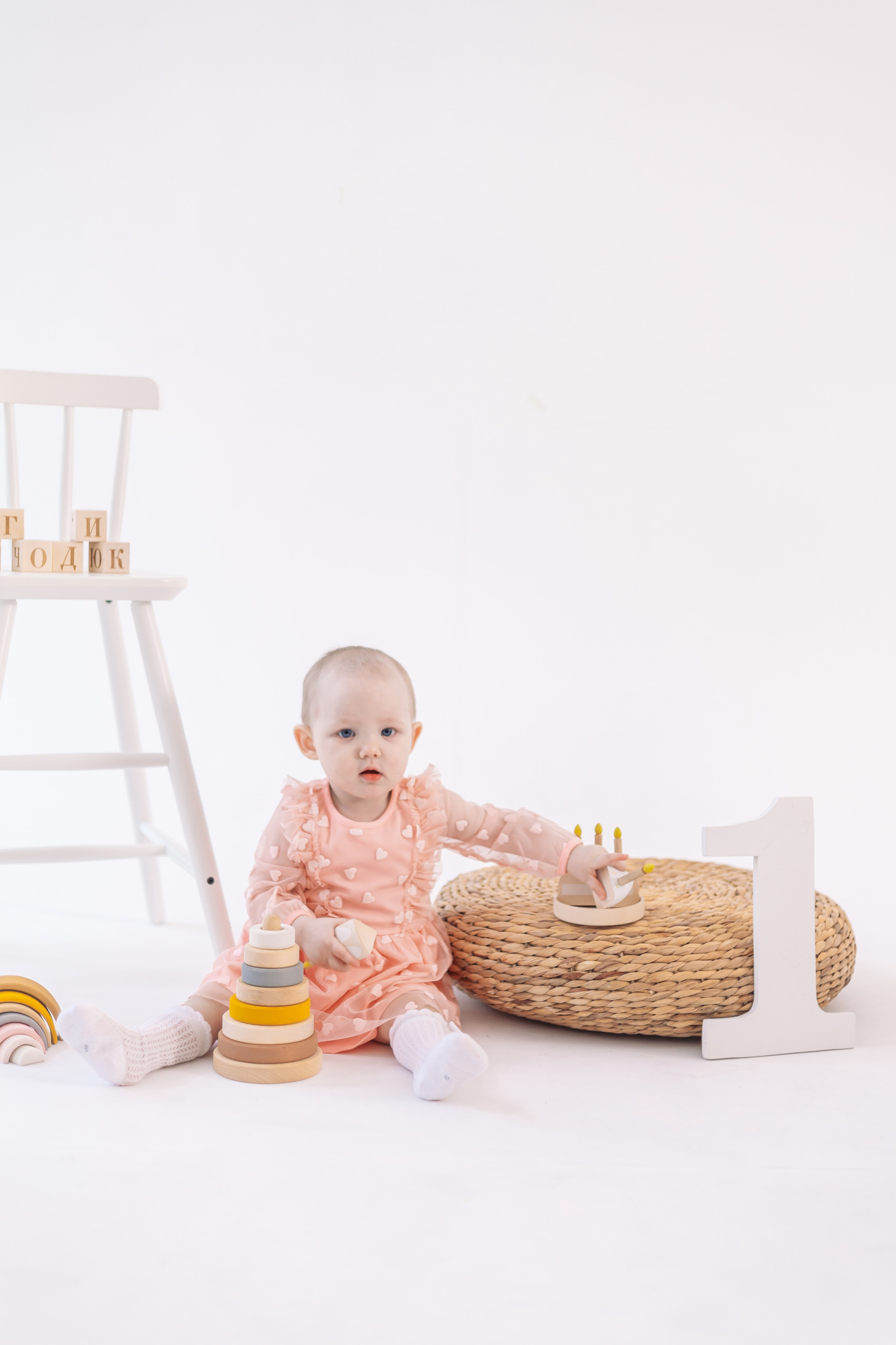 Фотосессия к годику для девочки. Семейный и художественный фотограф в Тюмени Юлия Логинова