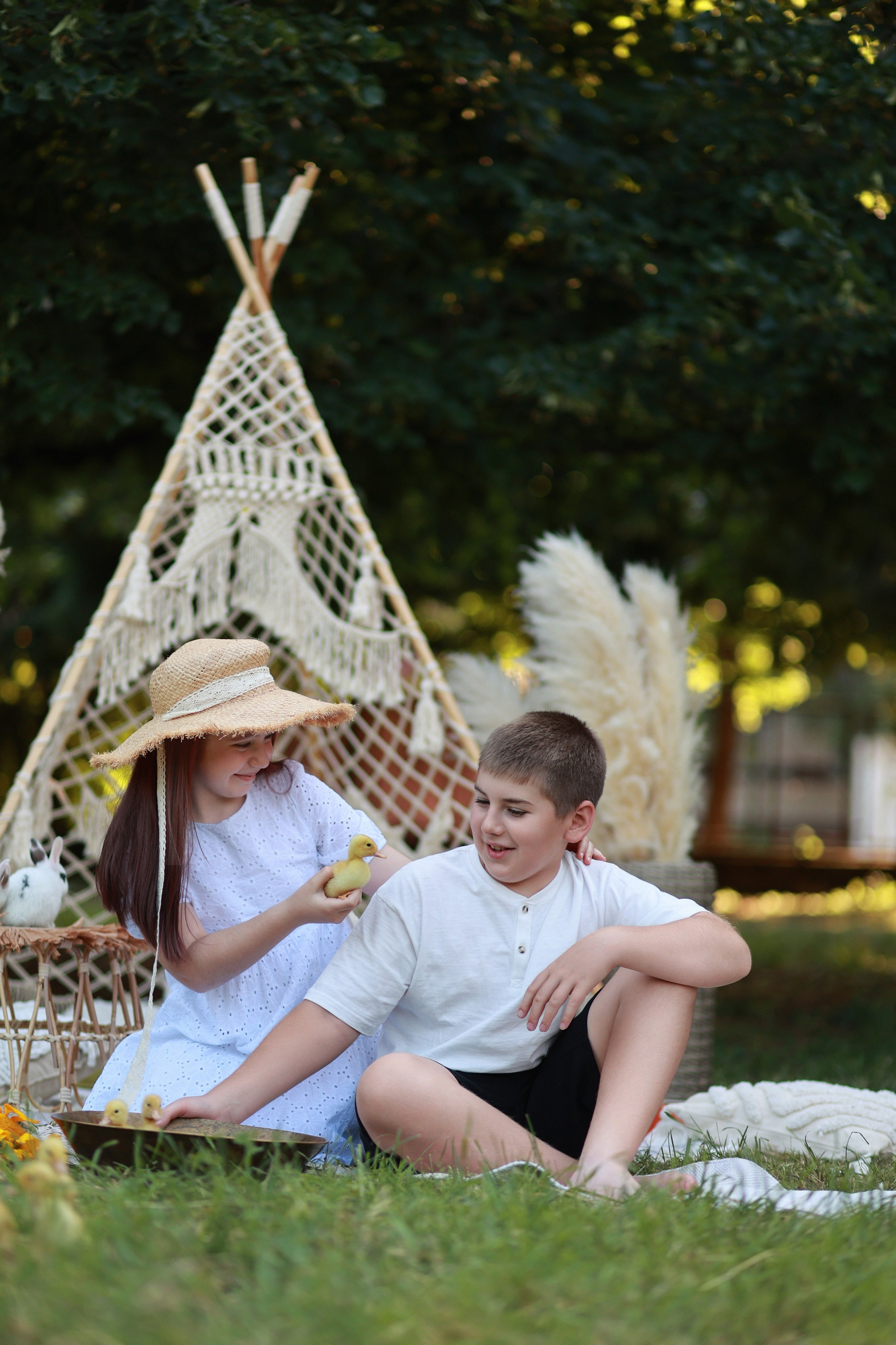 Бохо в Чистяковской Роще. Детский семейный фотограф Краснодар