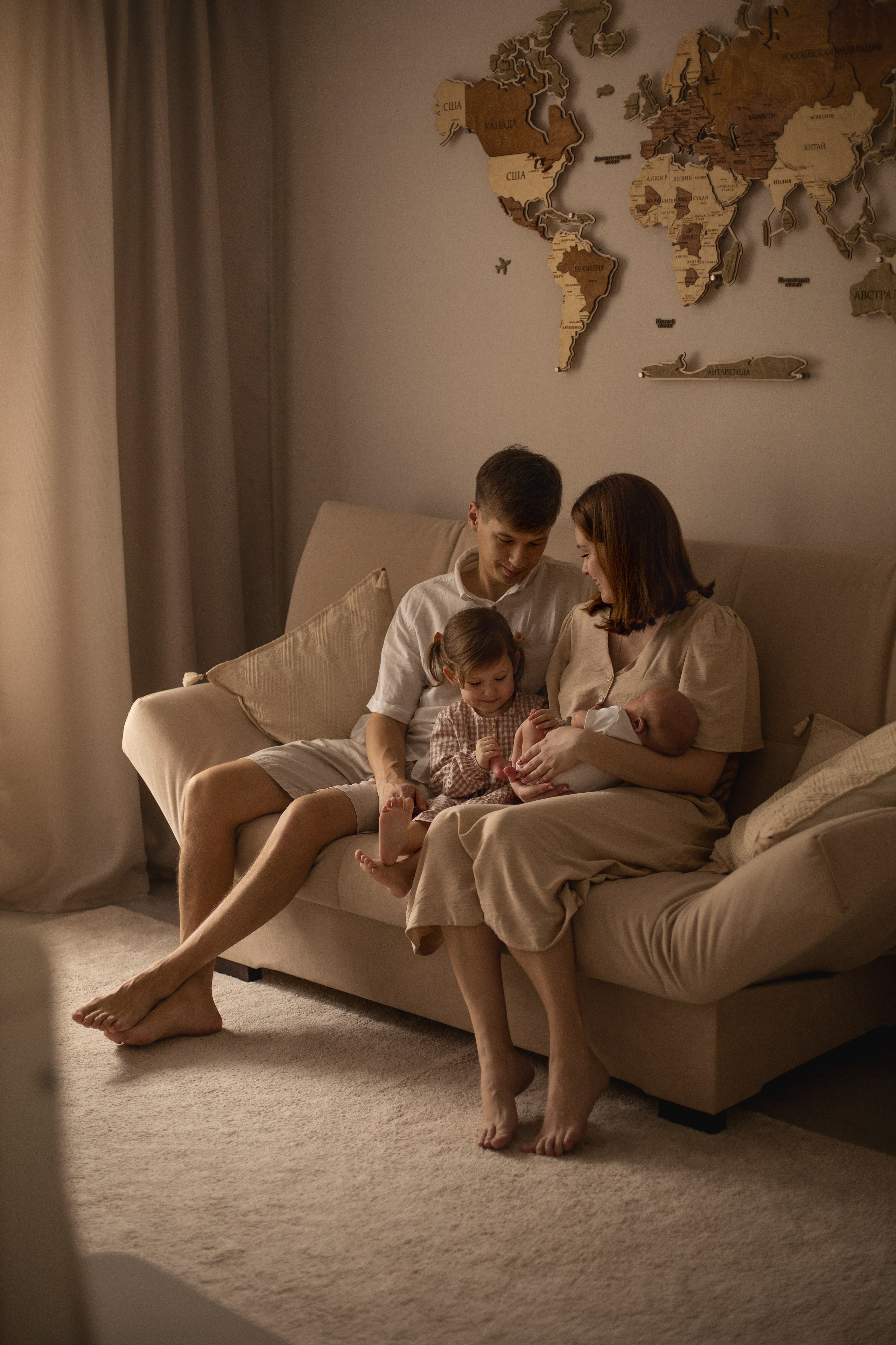 Теплая домашняя фотоистория. Детский и семейный фотограф Софья Пузикова | УФА