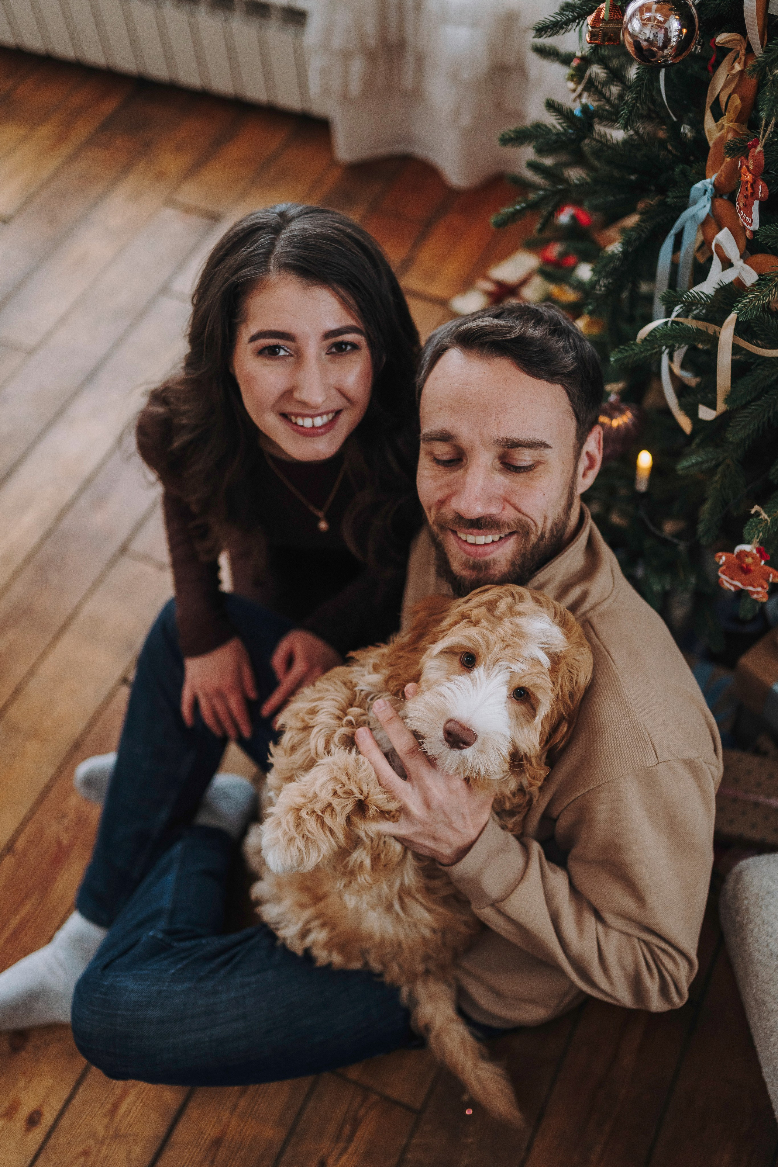 Мёрфи, Таня и Антон. Фотограф анималист в Спб недорого Олеся Майорова