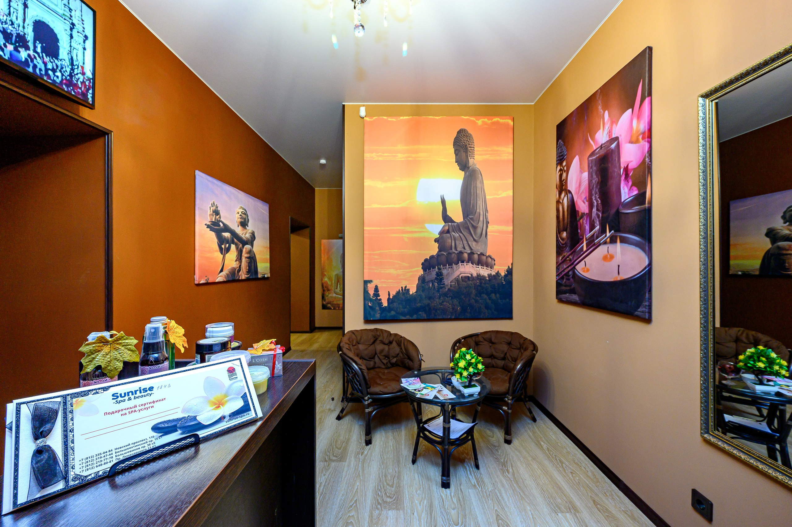 Салон «Santise SPA». Интерьерный фотограф. Фото- видеосъемка недвижимости Санкт-Петербург